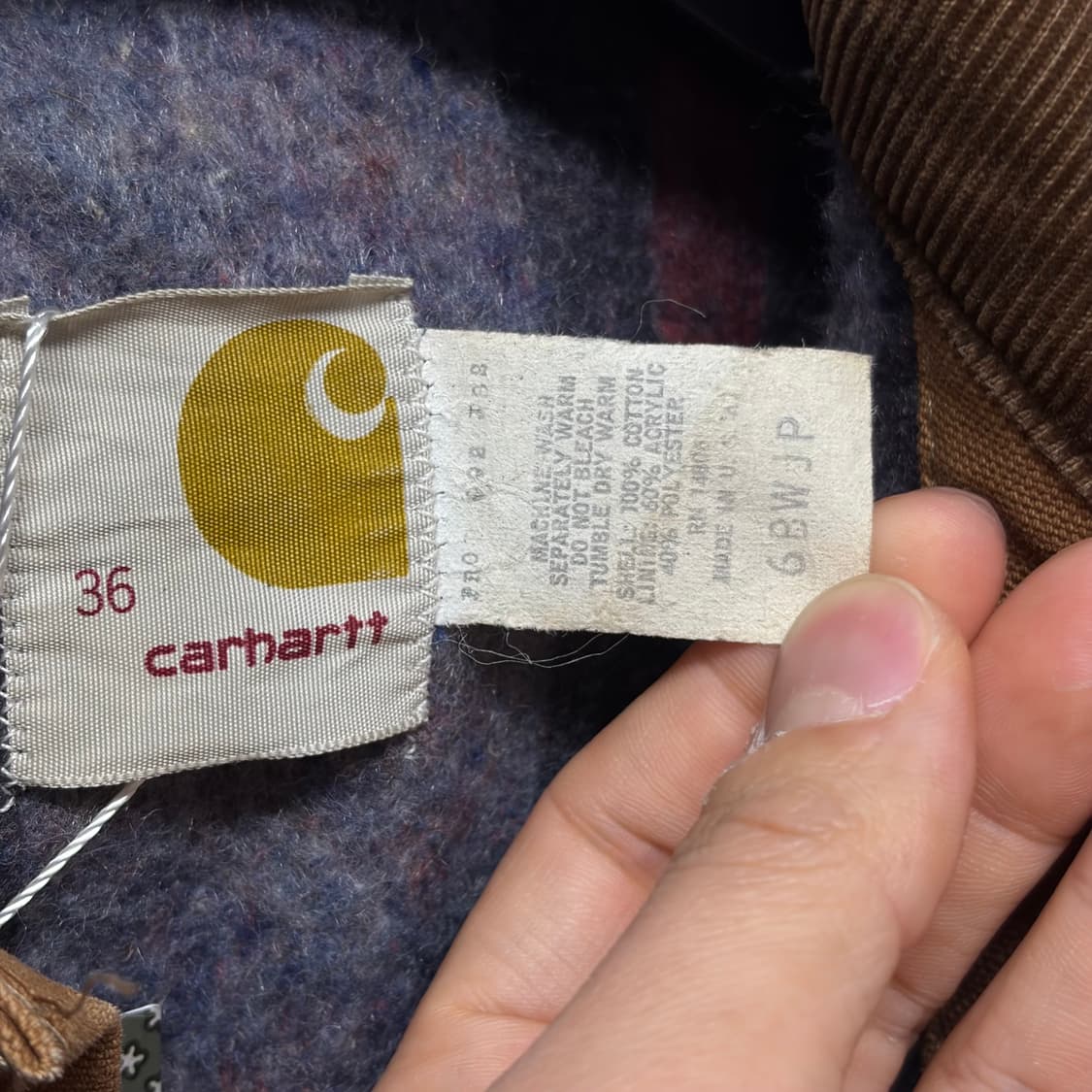 70S 칼하트 트러커 블랭킷 안감 상품이미지9