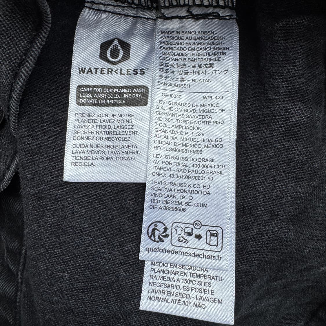 리바이스 흑청 트러커 데님자켓 상품이미지8