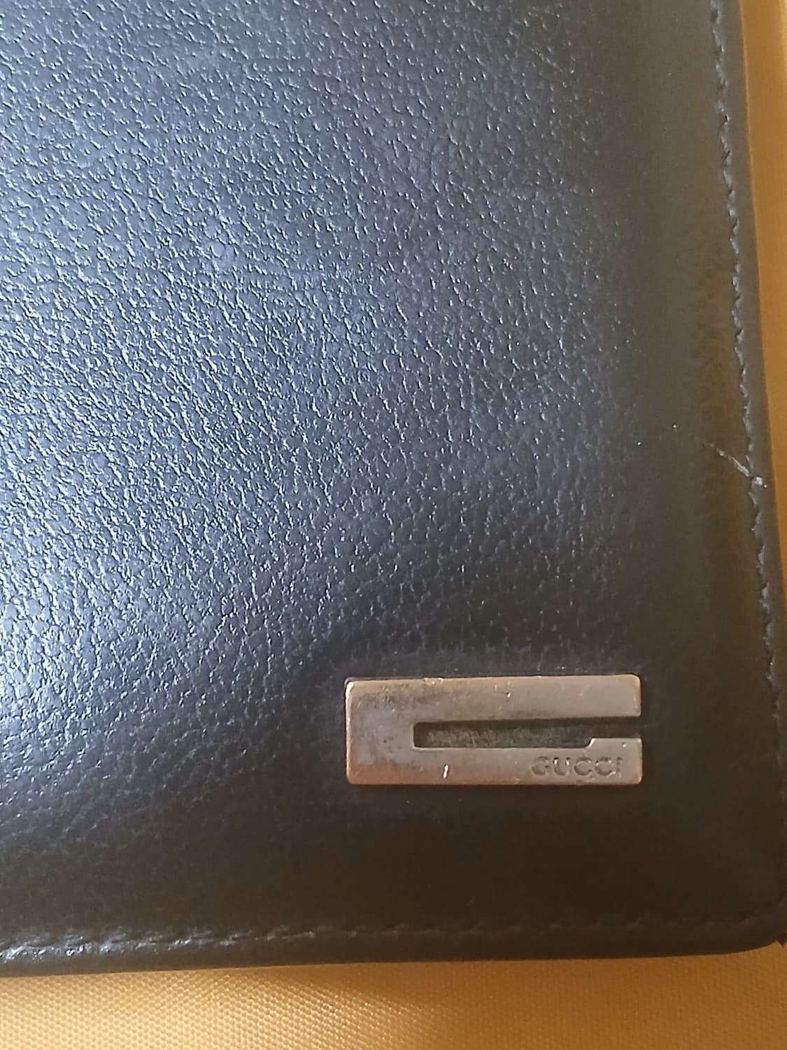 구찌 블랙 레더 반지갑 G Leather bifold wallet 상품이미지2