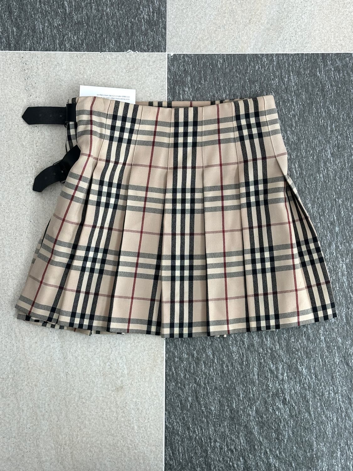 버버리 체크 버클 미니 스커트 상품이미지2