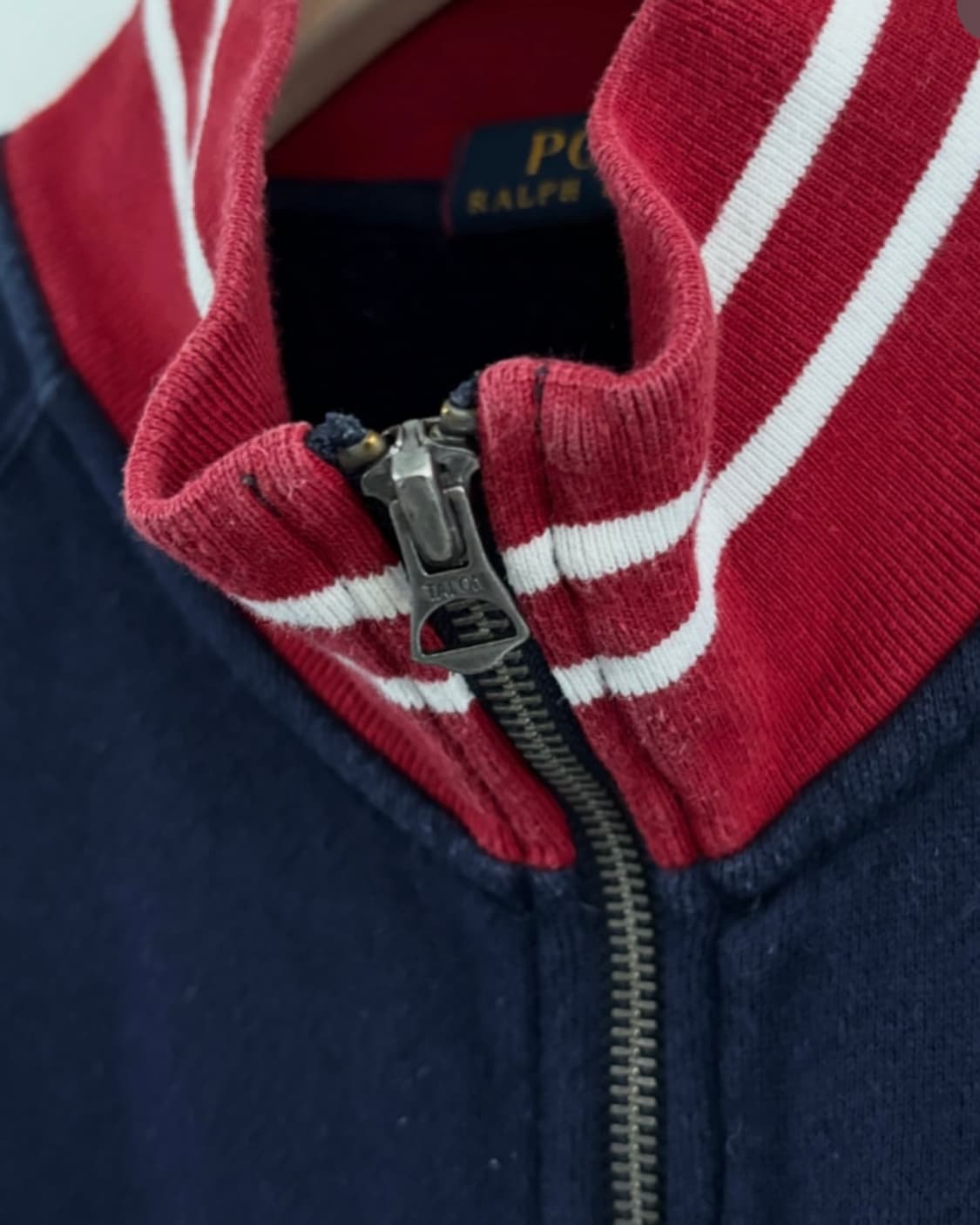 Polo 폴로 랄프로렌 신형 네이비 아치로고 풀집업 상품이미지6