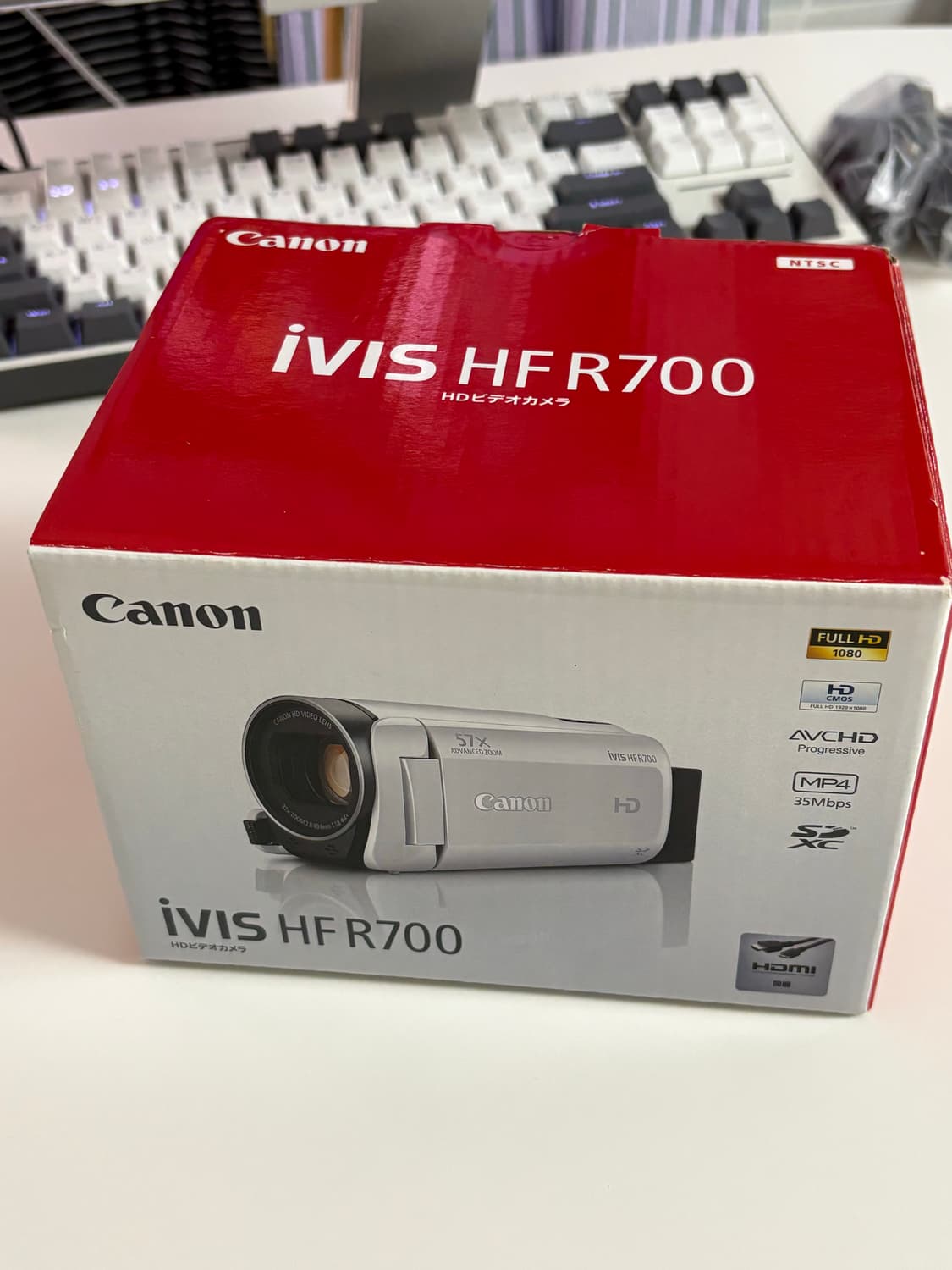 [풀박스] 캐논 iVIS HF R700 화이트 상품이미지1