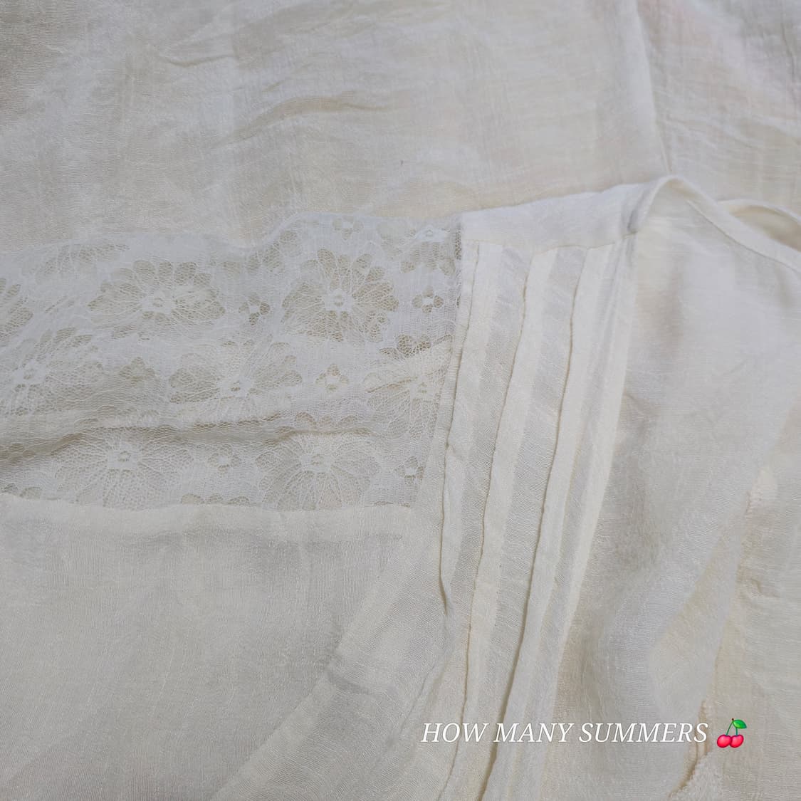 일본 빈티지 시스루 레이스 롱 가디건 여름 로브 커버업 모리걸 펀칭  상품이미지6