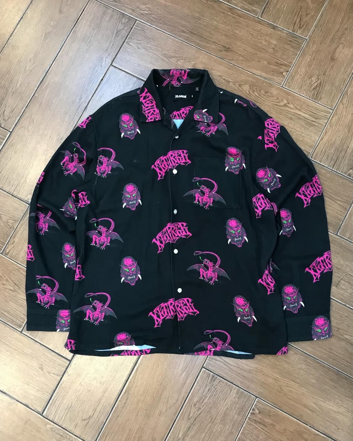 X-Large Dragon Pattern Shirt 상품이미지6