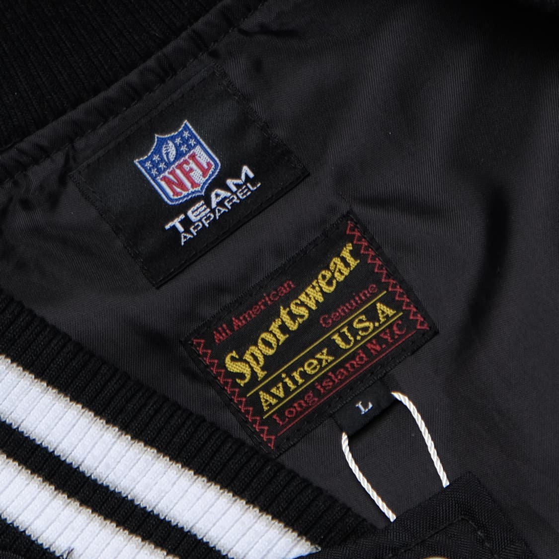 X NFL raiders nylon varsity jacket 상품이미지7