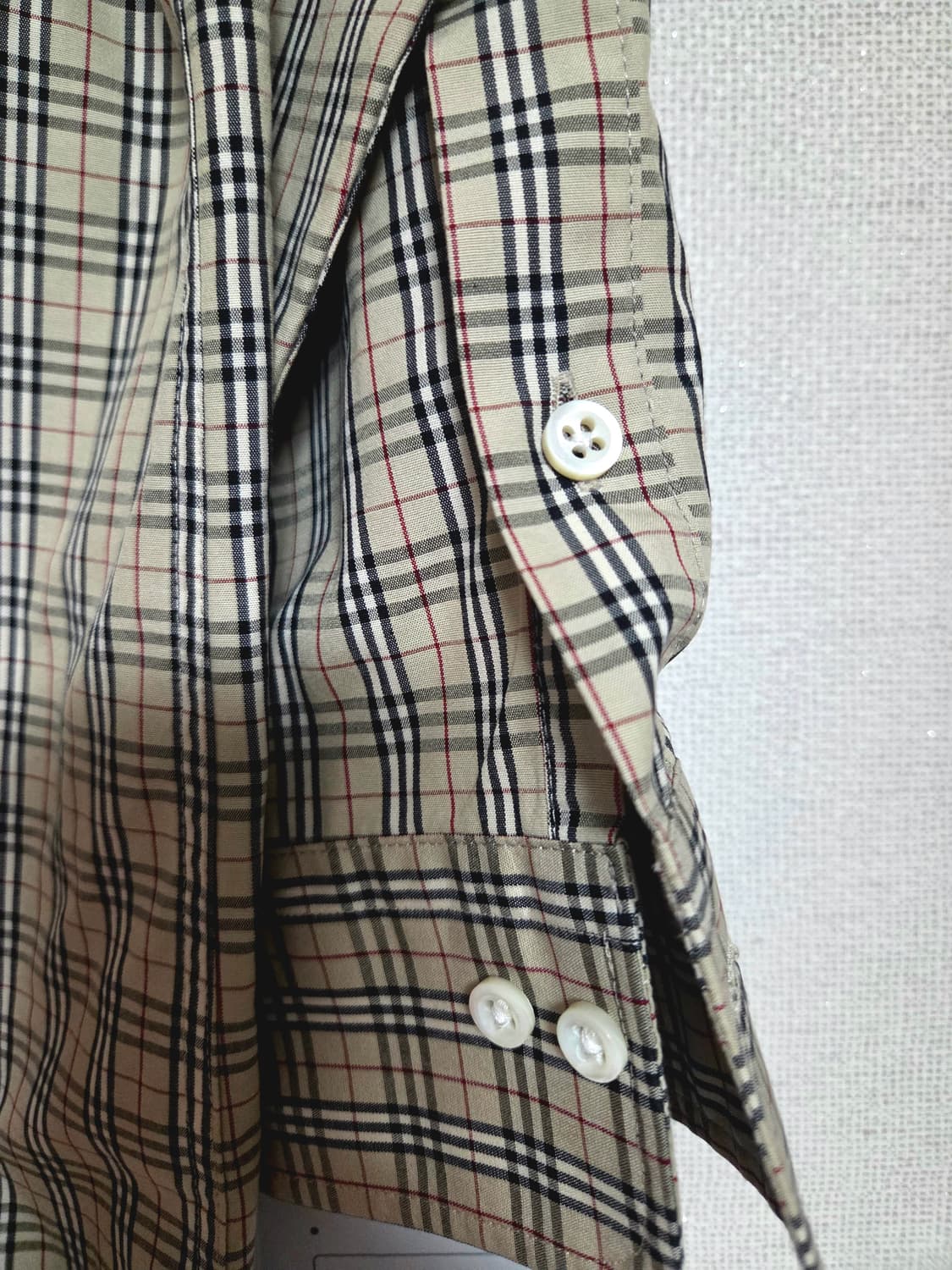 [희귀/정품] 버버리 런던 / 일본삼양상사 아카이브 노바체크 셔츠 (L) 상품이미지6