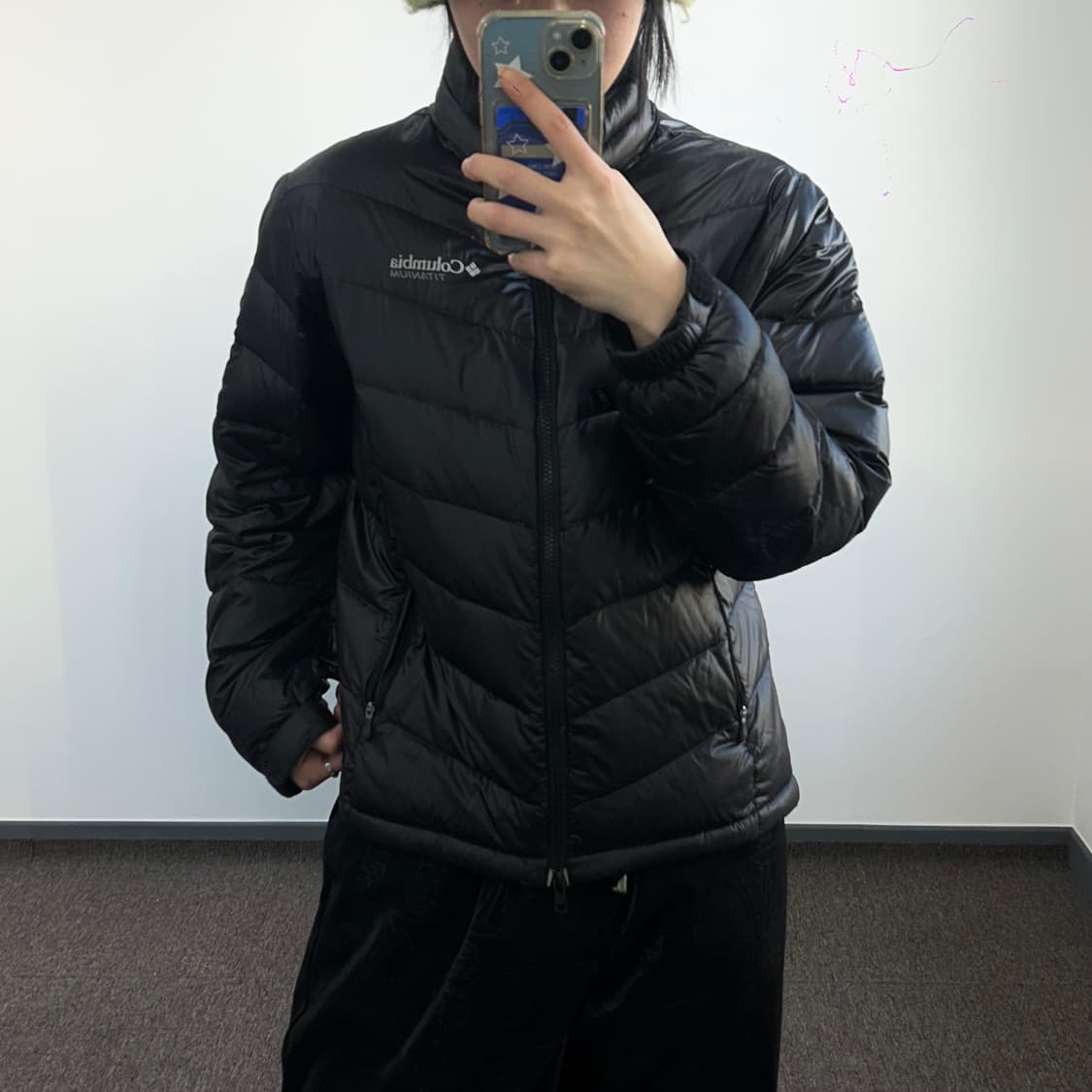 Columbia 콜롬비아 2-way 티타늄 블랙 경량패딩  상품이미지1