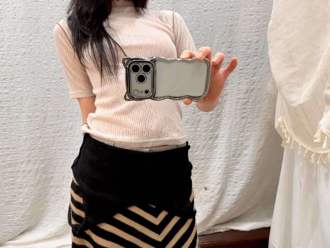 Oat Muse Mock Neck Tee 상품이미지1