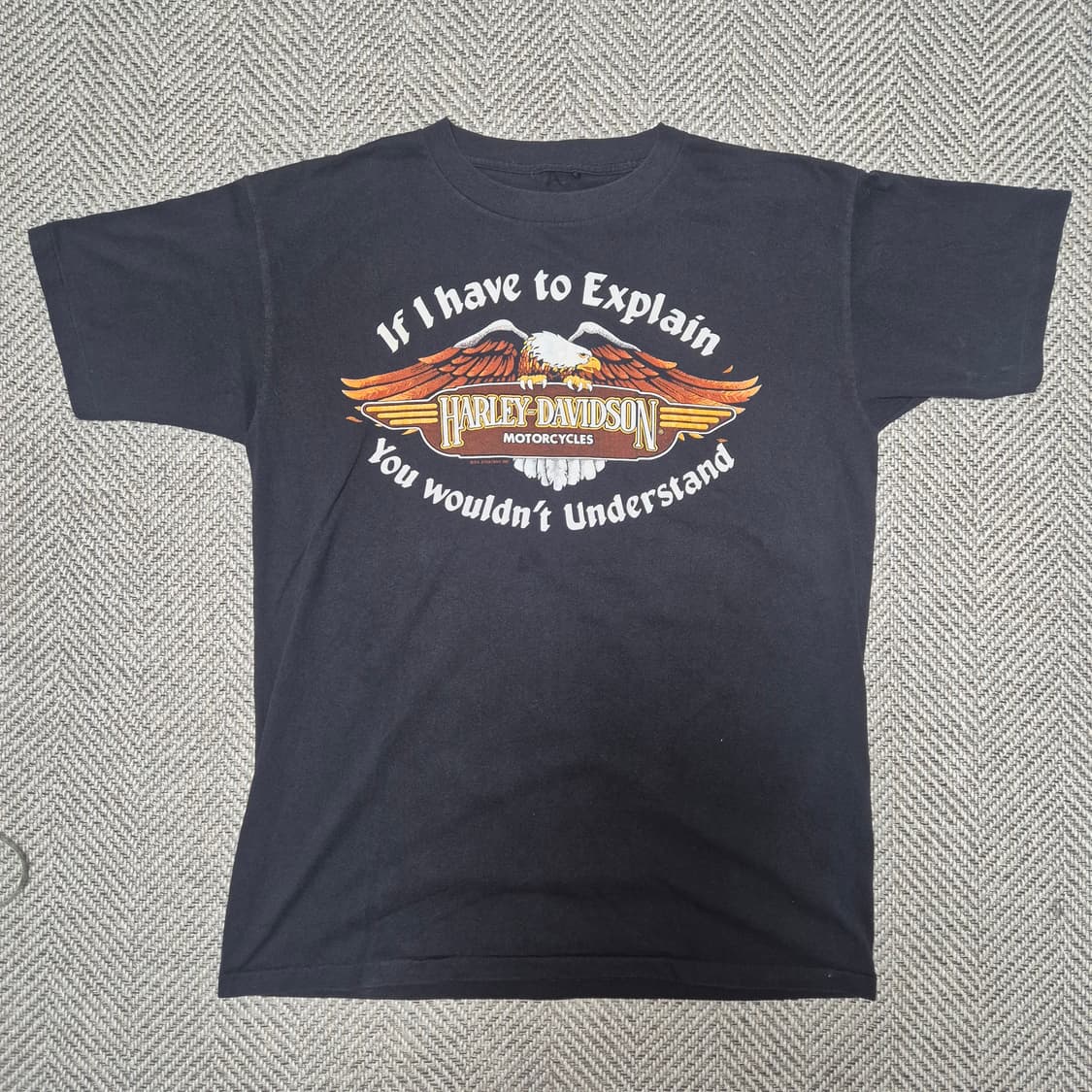 90s 빈티지 할리데이비슨 싱글스티치 티셔츠 (L) 상품이미지1