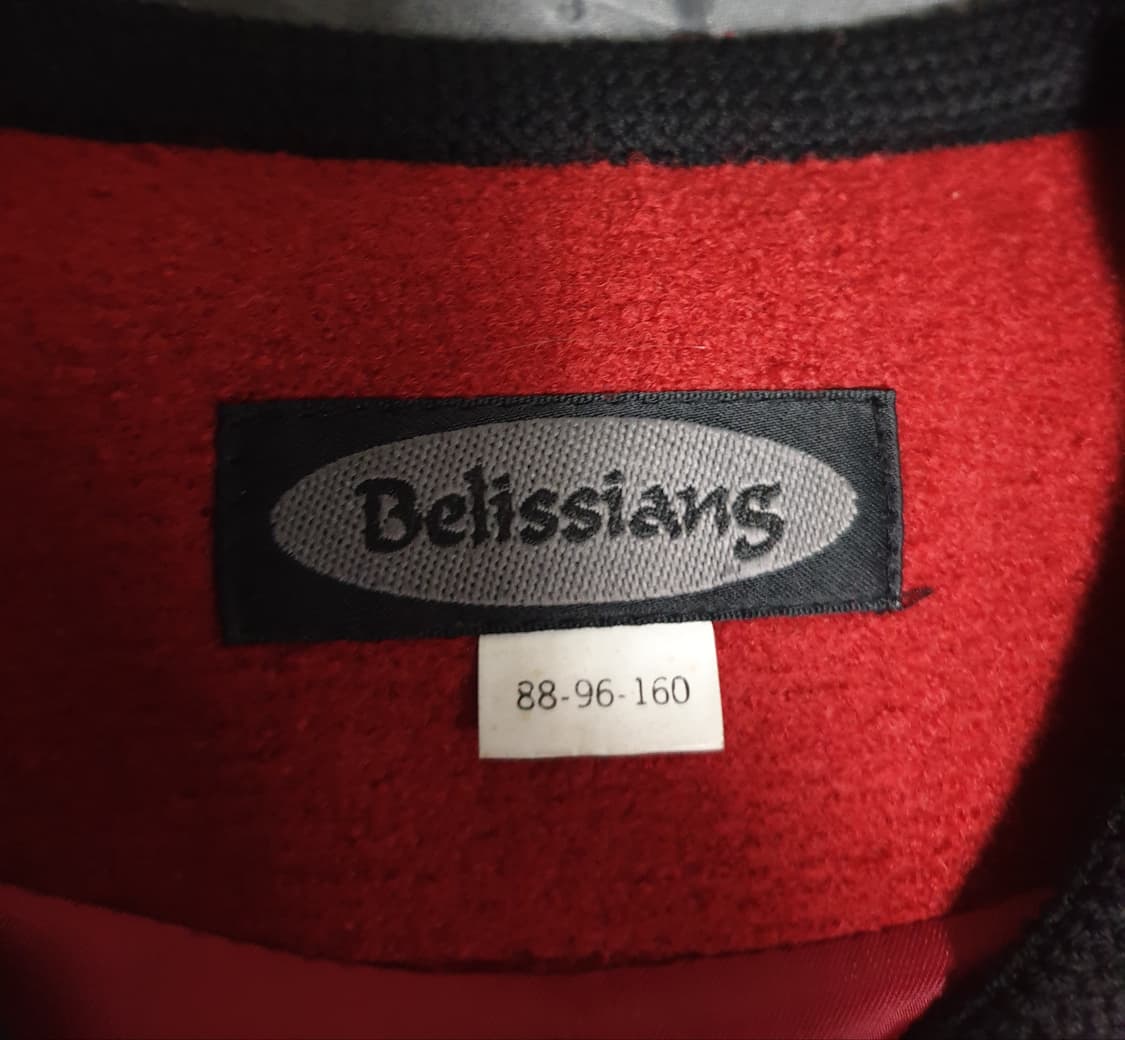 벨리시망 플라워 스티치 아웃포켓 울 자켓 버건디 (88) 상품이미지3