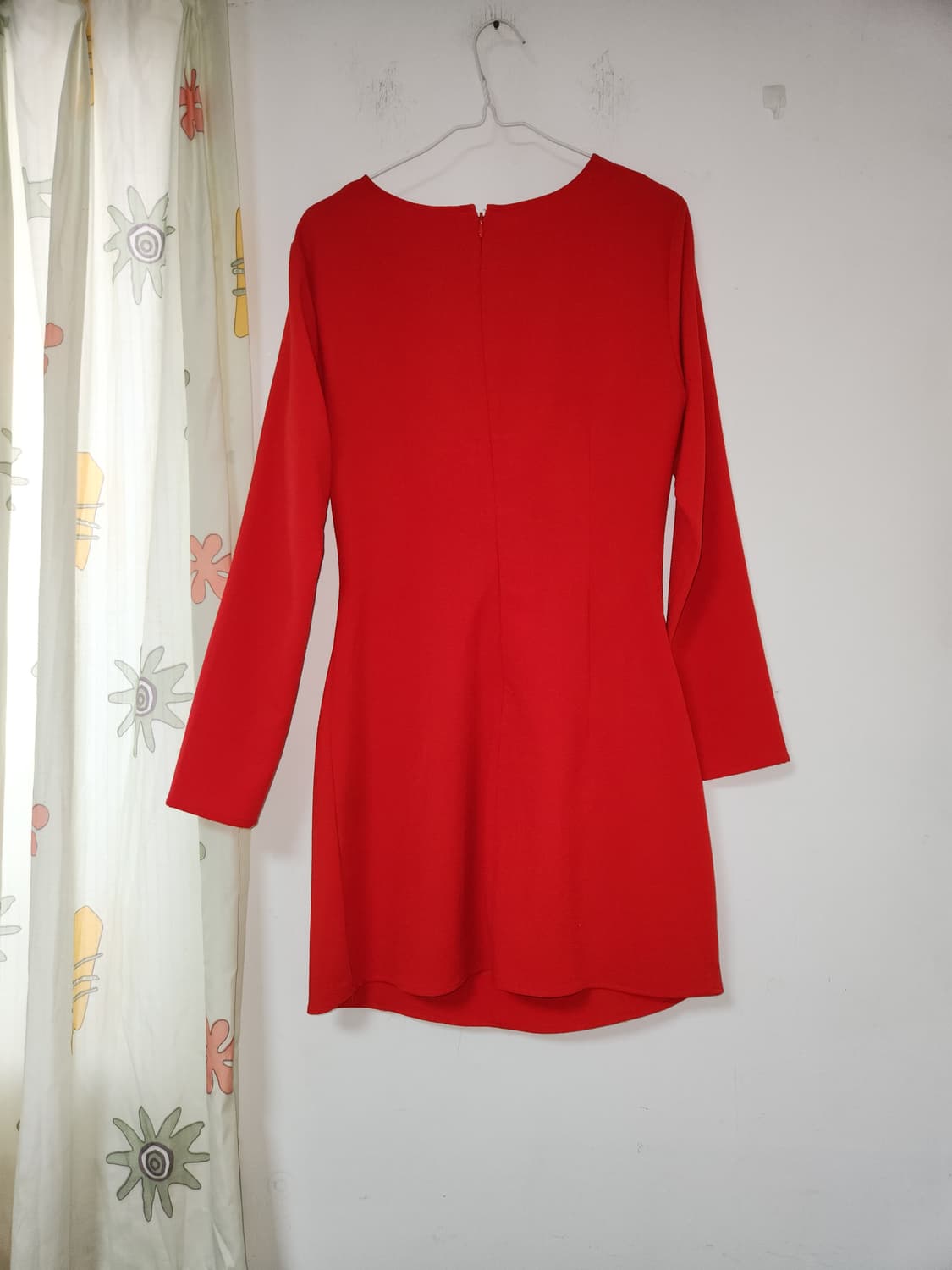 H&M 레드 셔링 롱 원피스 165/96A 상품이미지2