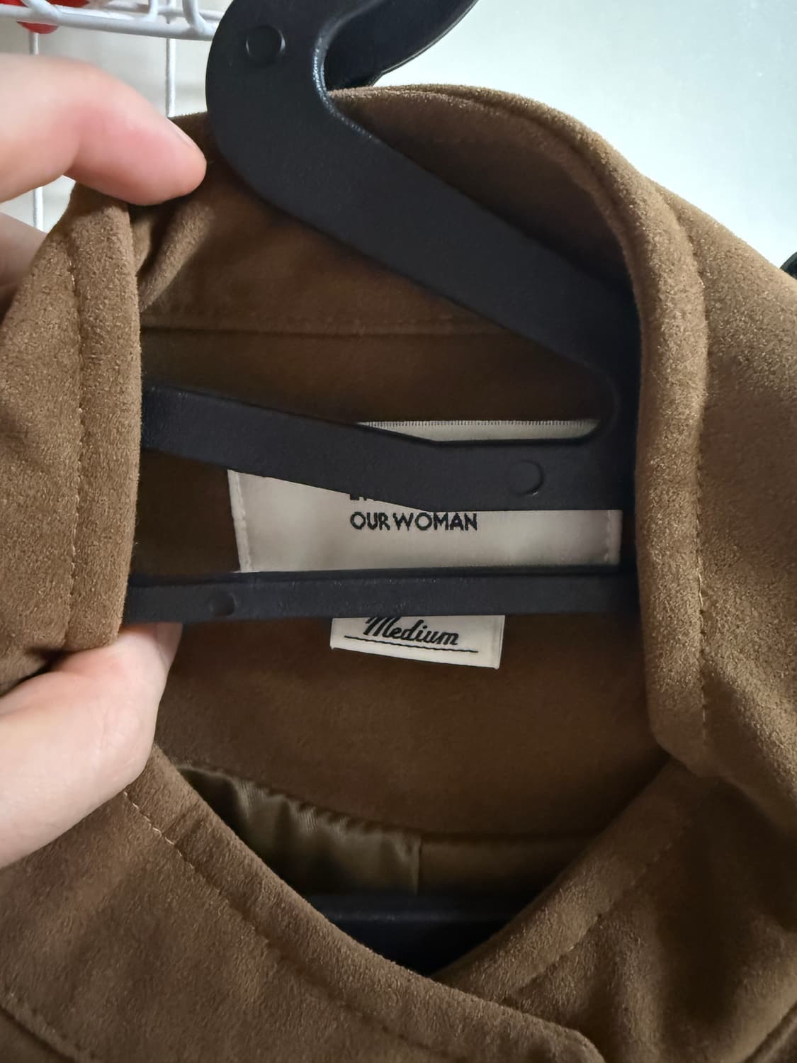 오로 (라퍼지 포 우먼) 버핑레더 레이싱 자켓 스웨이드 브라운 상품이미지7