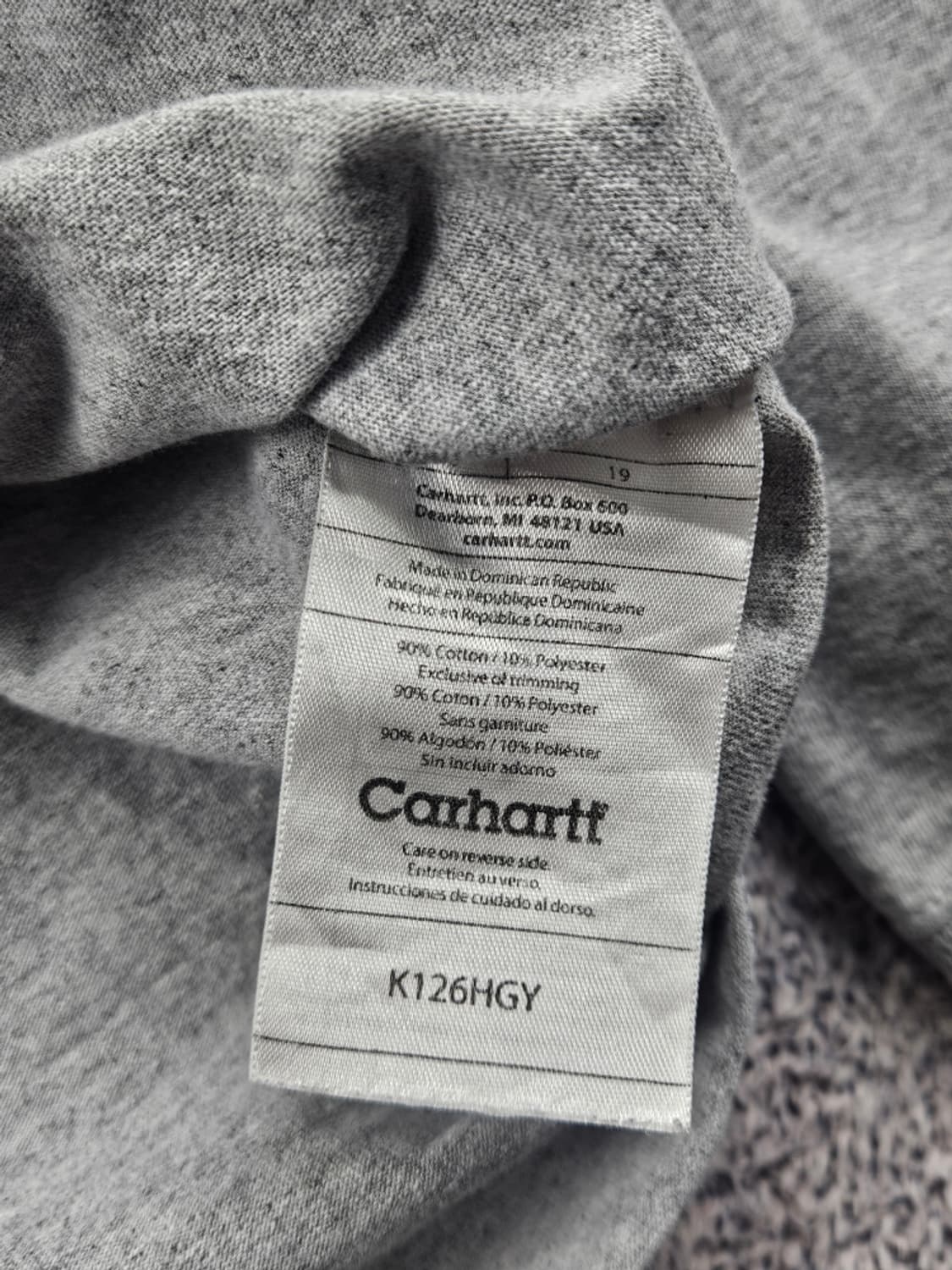 칼하트 베이직 포켓 롱 슬리브 ( 2XL ) / 11451 상품이미지8