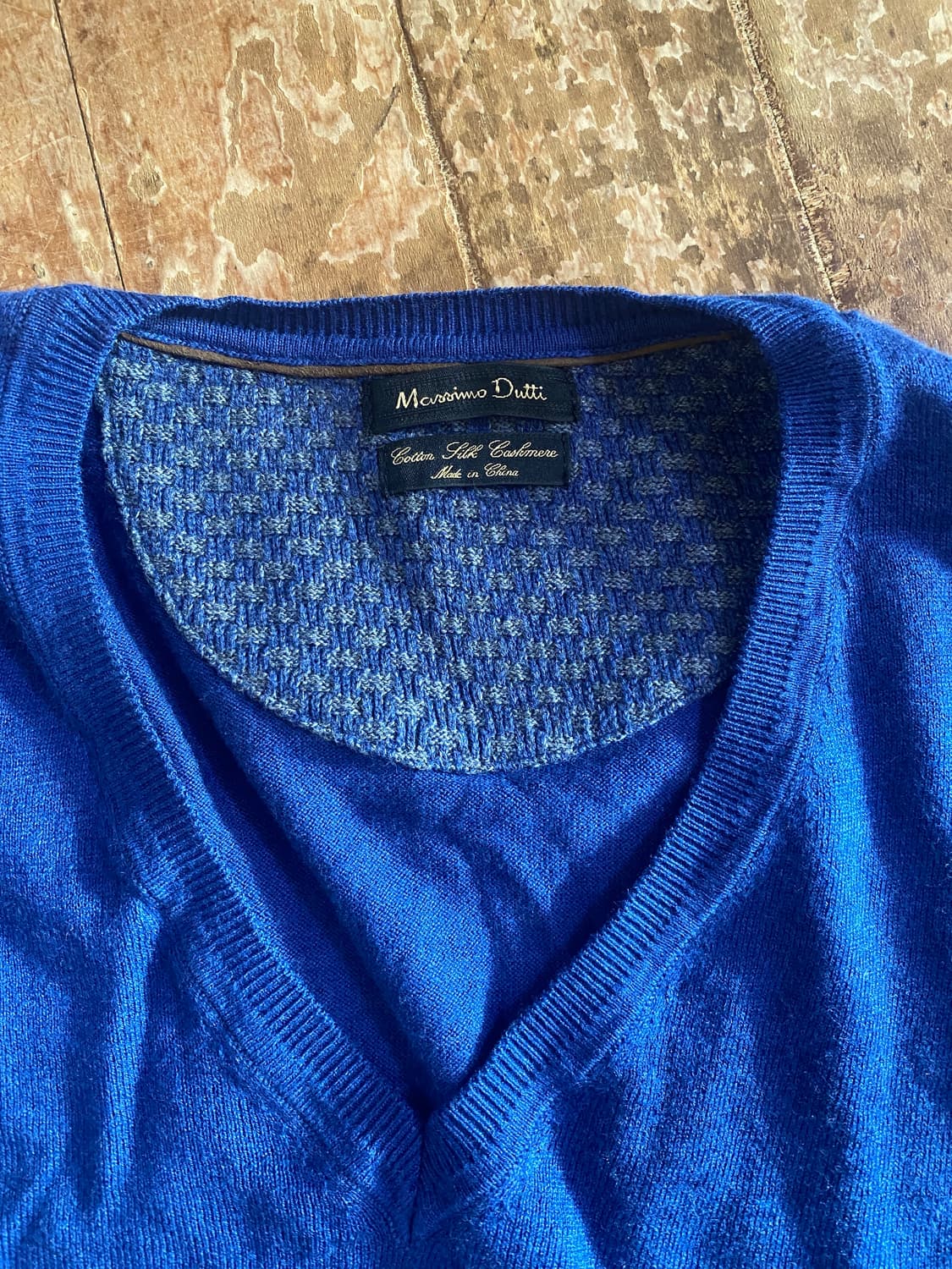 Massimo Dutti 다크 블루 니트 XL 상품이미지2