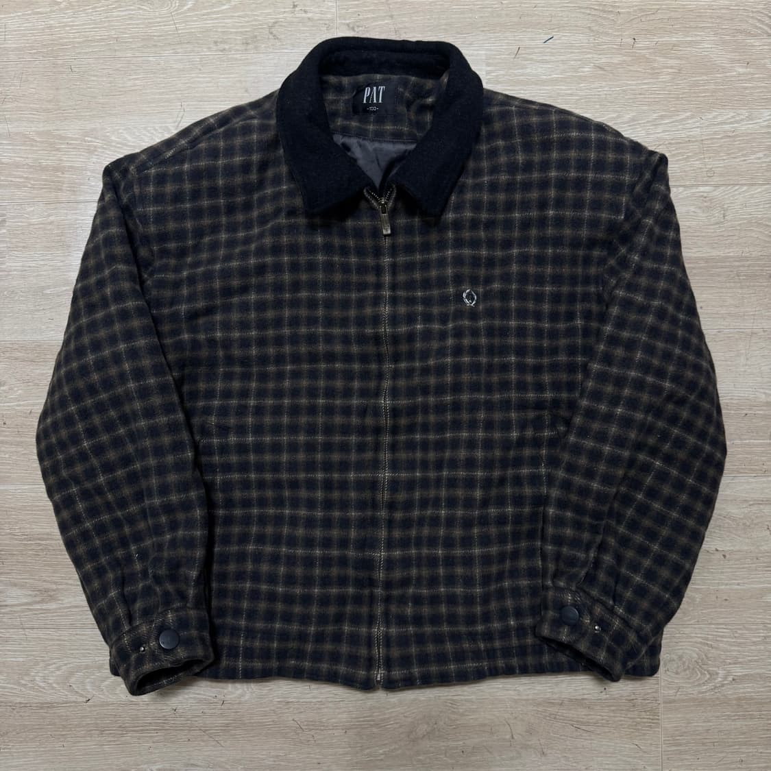 PAT 체크 울 자켓 상품이미지1