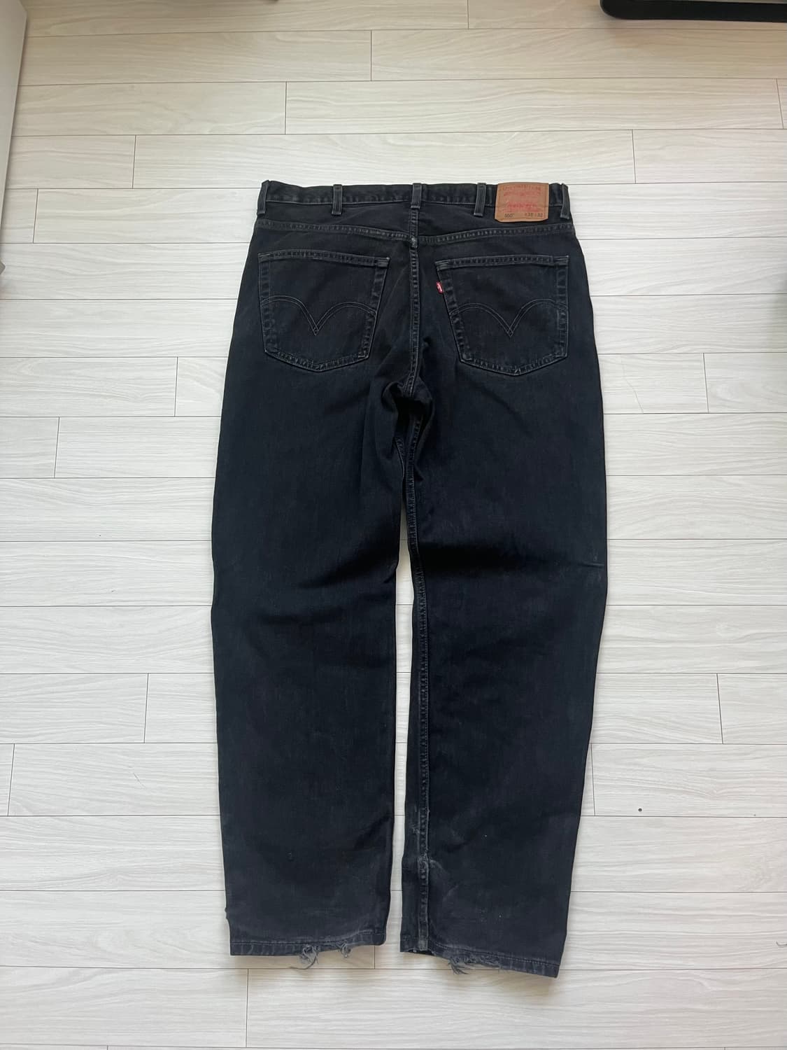 리바이스550 블랙데님 상품이미지2