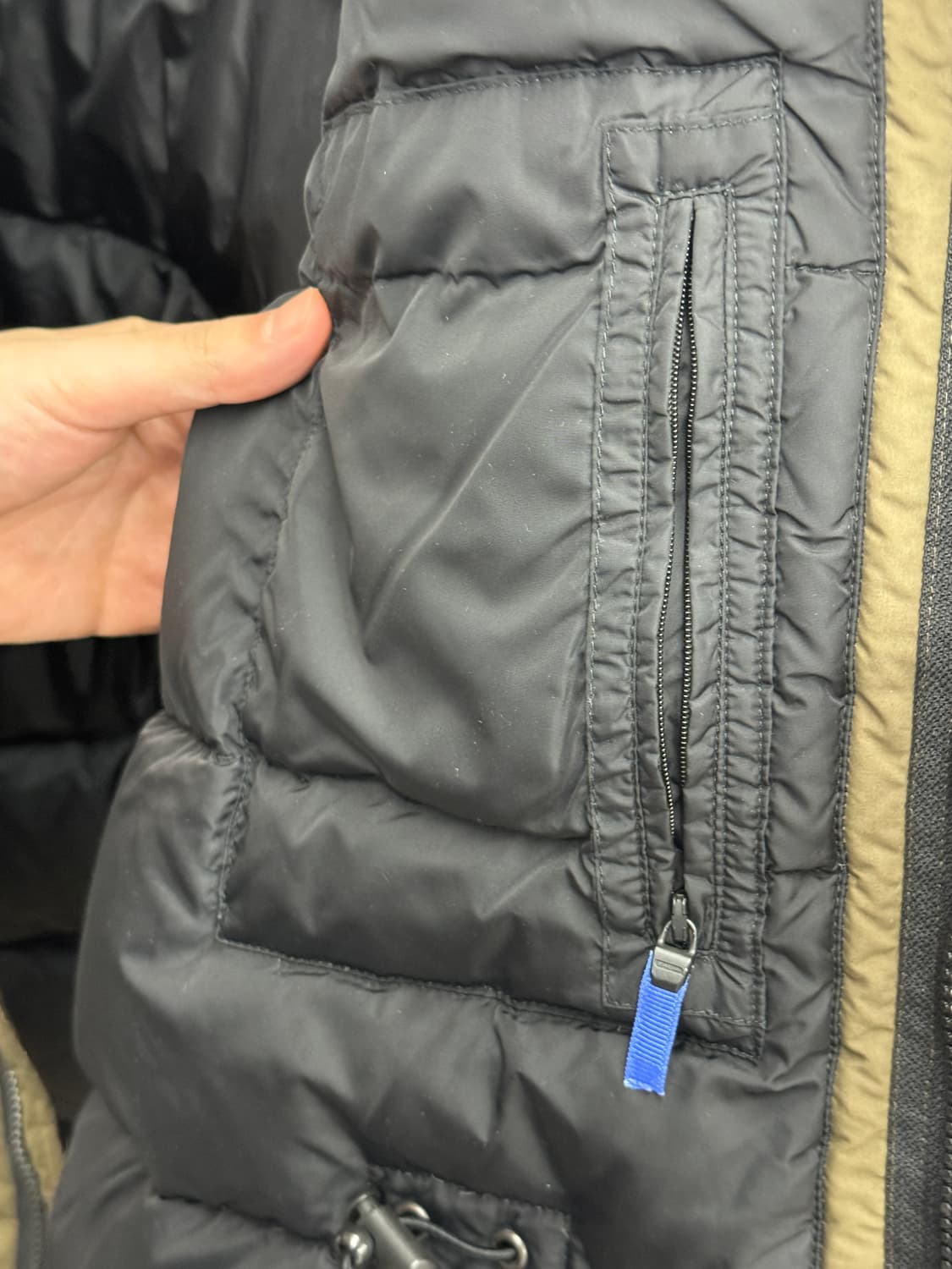 아스페시 aspesi 패딩 카키색 상품이미지3