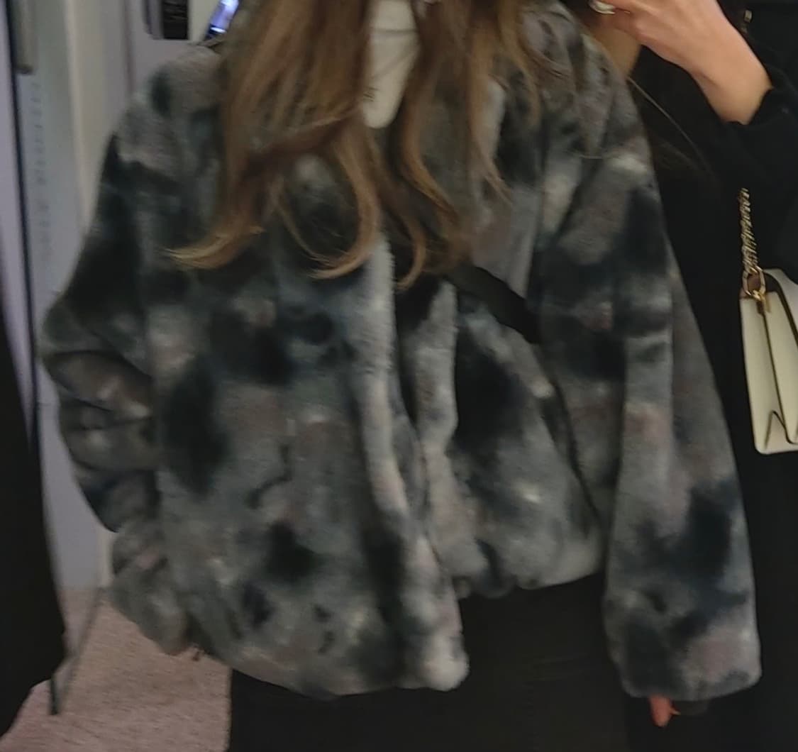 네스티팬시클럽 퍼자켓 퍼플 상품이미지4