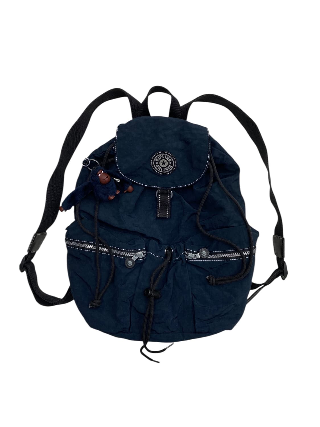 키플링 y2k 네이비 보부상 백팩 상품이미지1