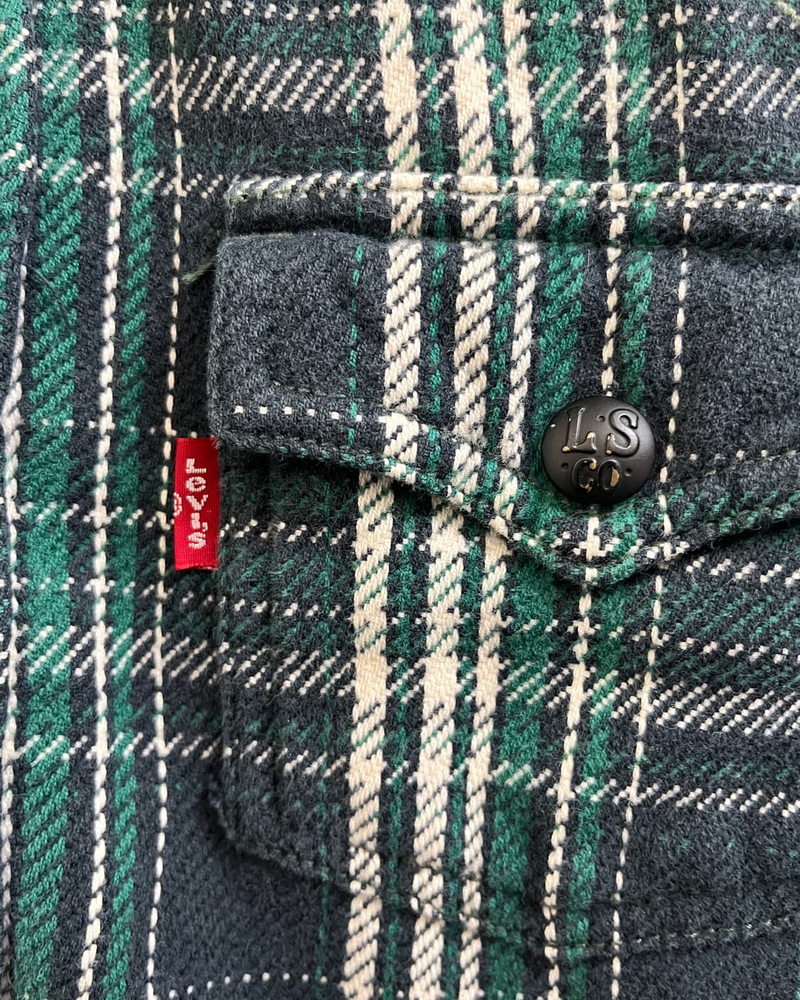 리바이스 00s 플란넬 체크 셔츠 상품이미지6