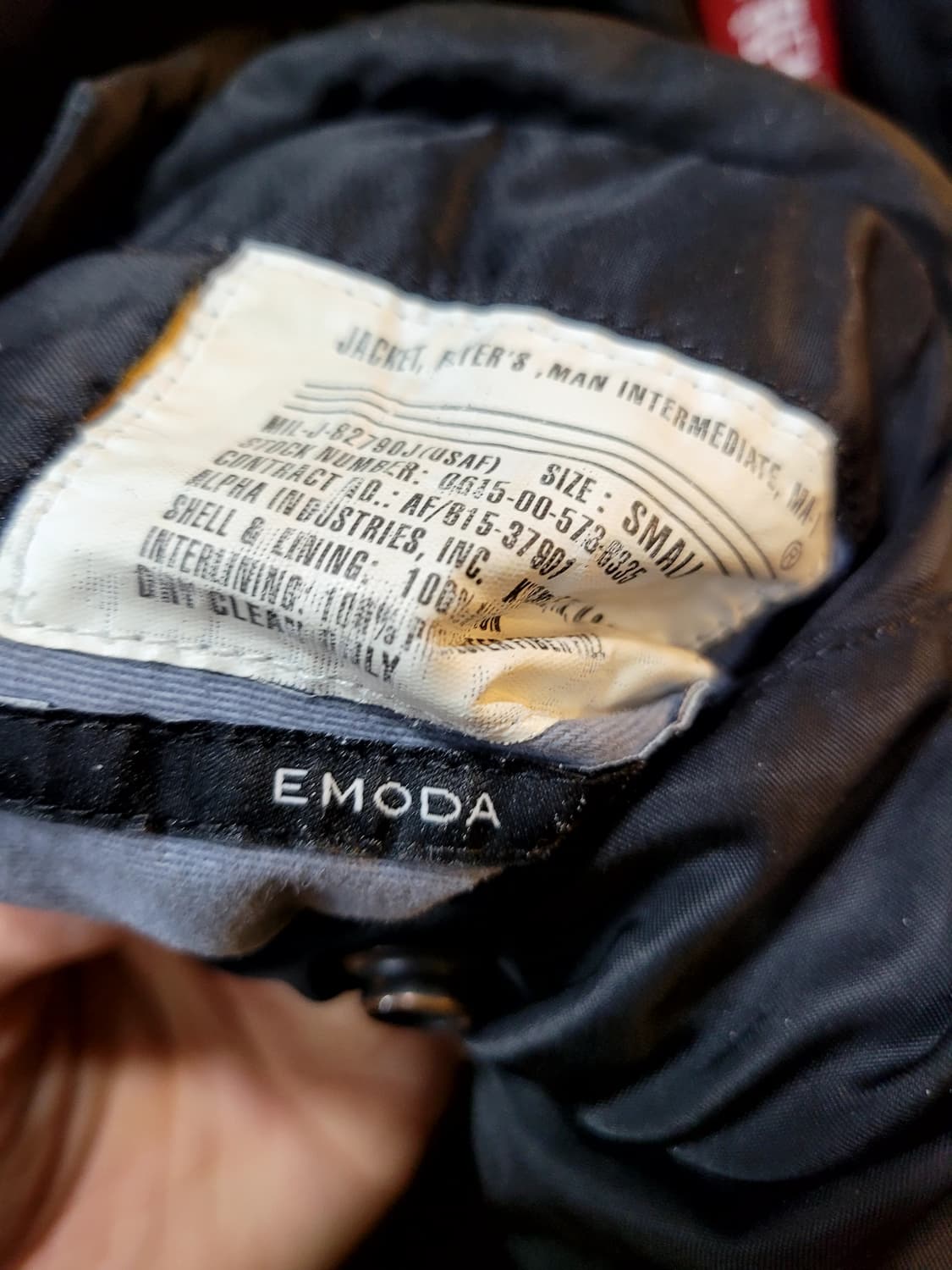 정품 알파인더스트리 L-2B 블러드칫 젠2 리버시블 플라이트 자켓 상품이미지8