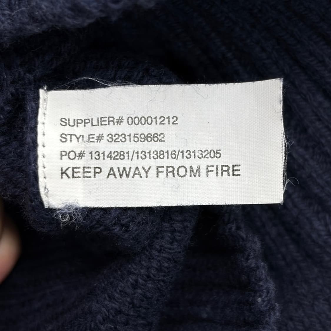 POLO 키즈 엘보우 패치 네이비 울 니트 S(8) 상품이미지6