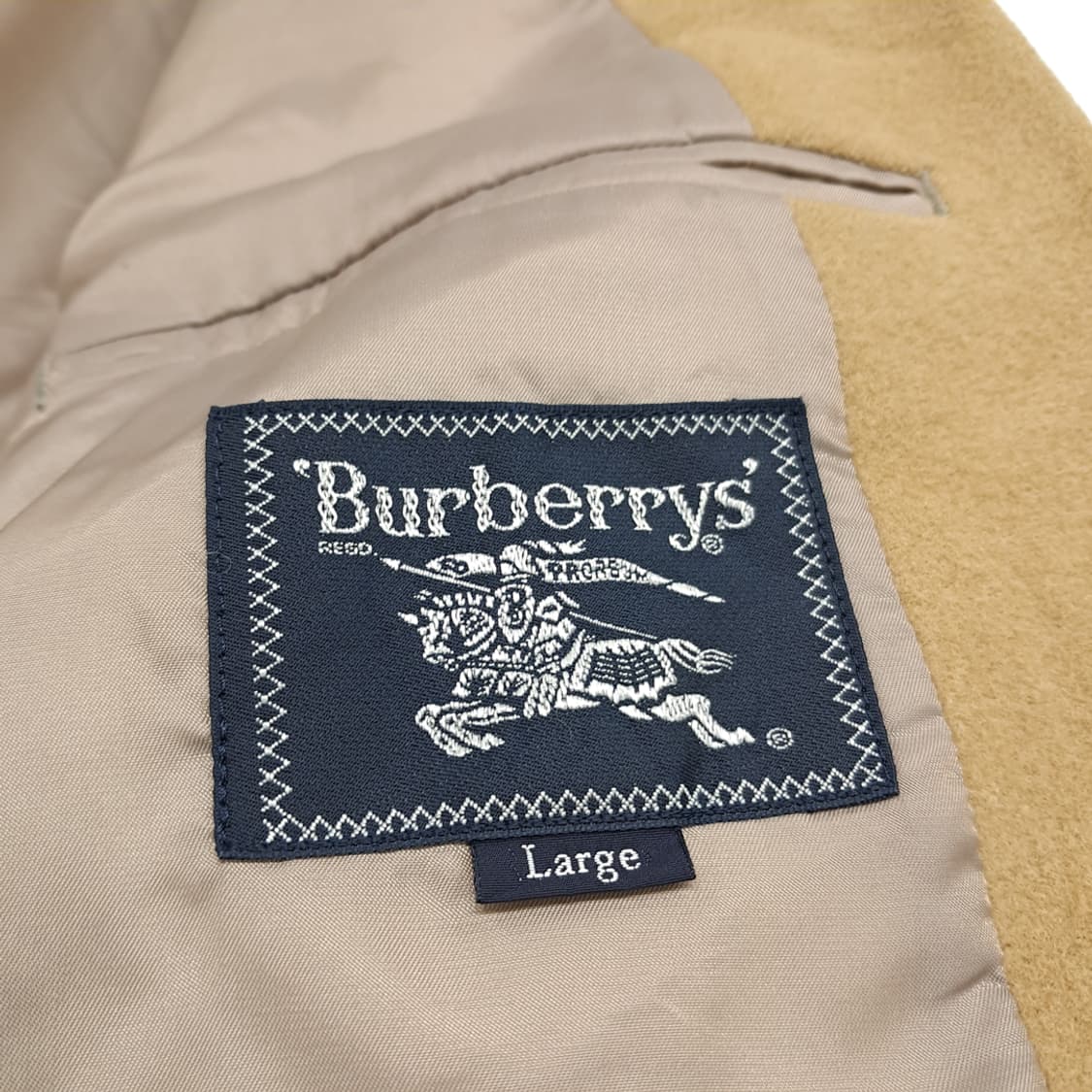 CN938 L 버버리 카멜 울 자켓 블레이저 상품이미지4