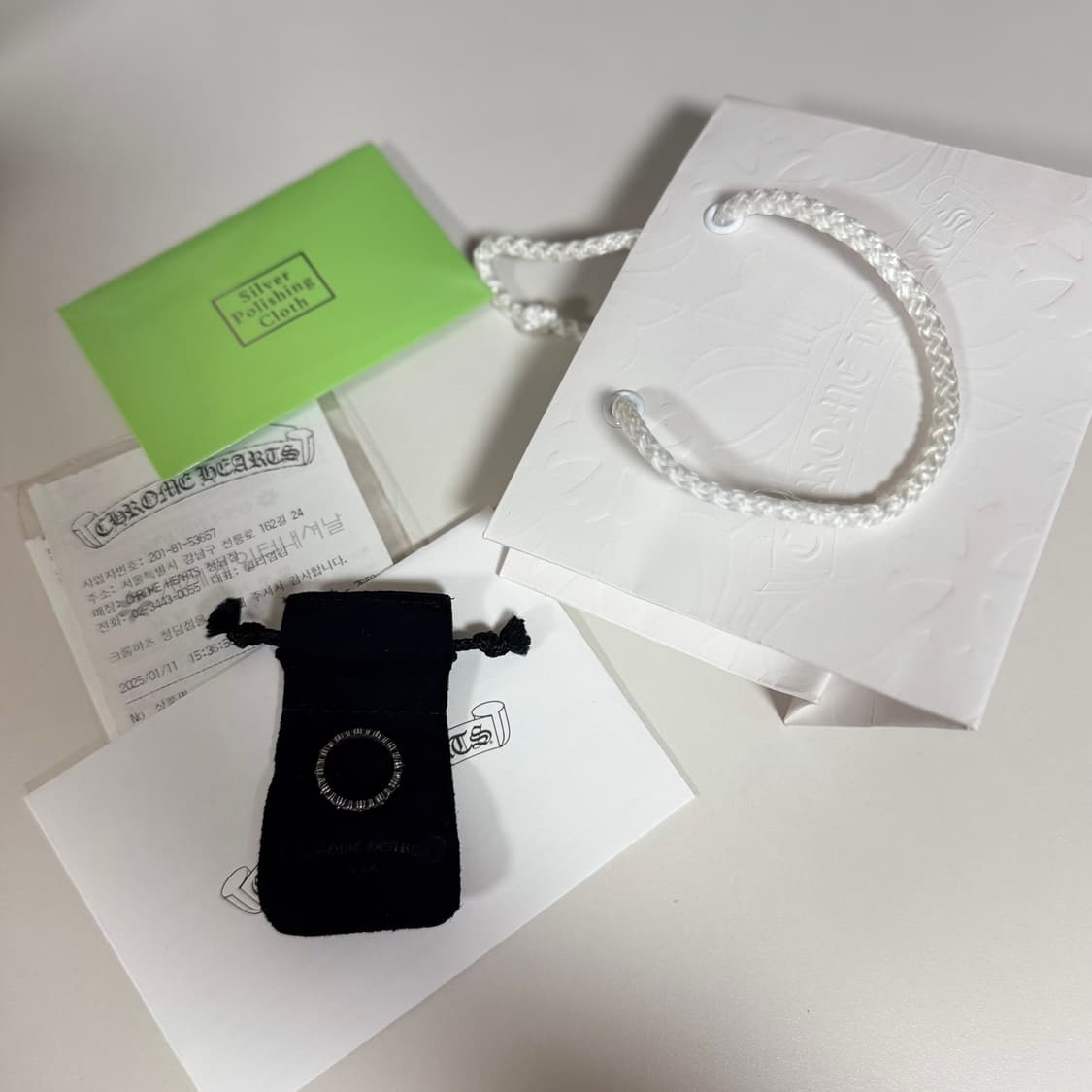 [US6] 크롬하츠 타이니 e ch pls 밴드링 상품이미지3