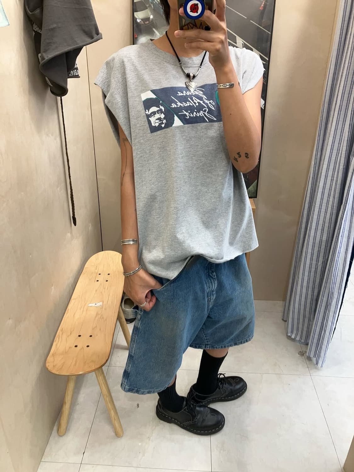 Hanes cutting sleeveless  상품이미지1