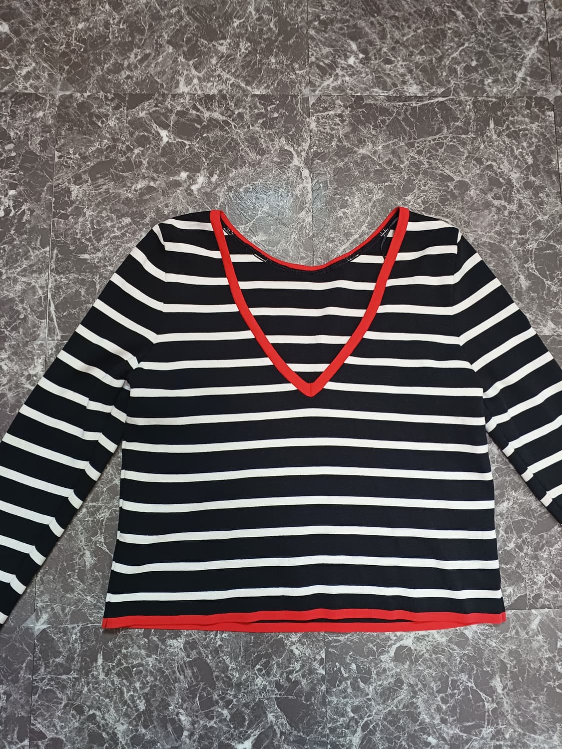 자라(ZARA) 스트라이프 크롭 니트 (새상품) 상품이미지1