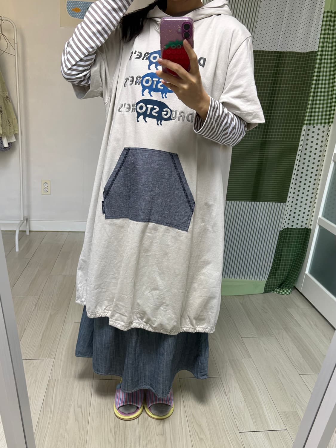 드럭스토어 피그 롱 원피스 상품이미지4