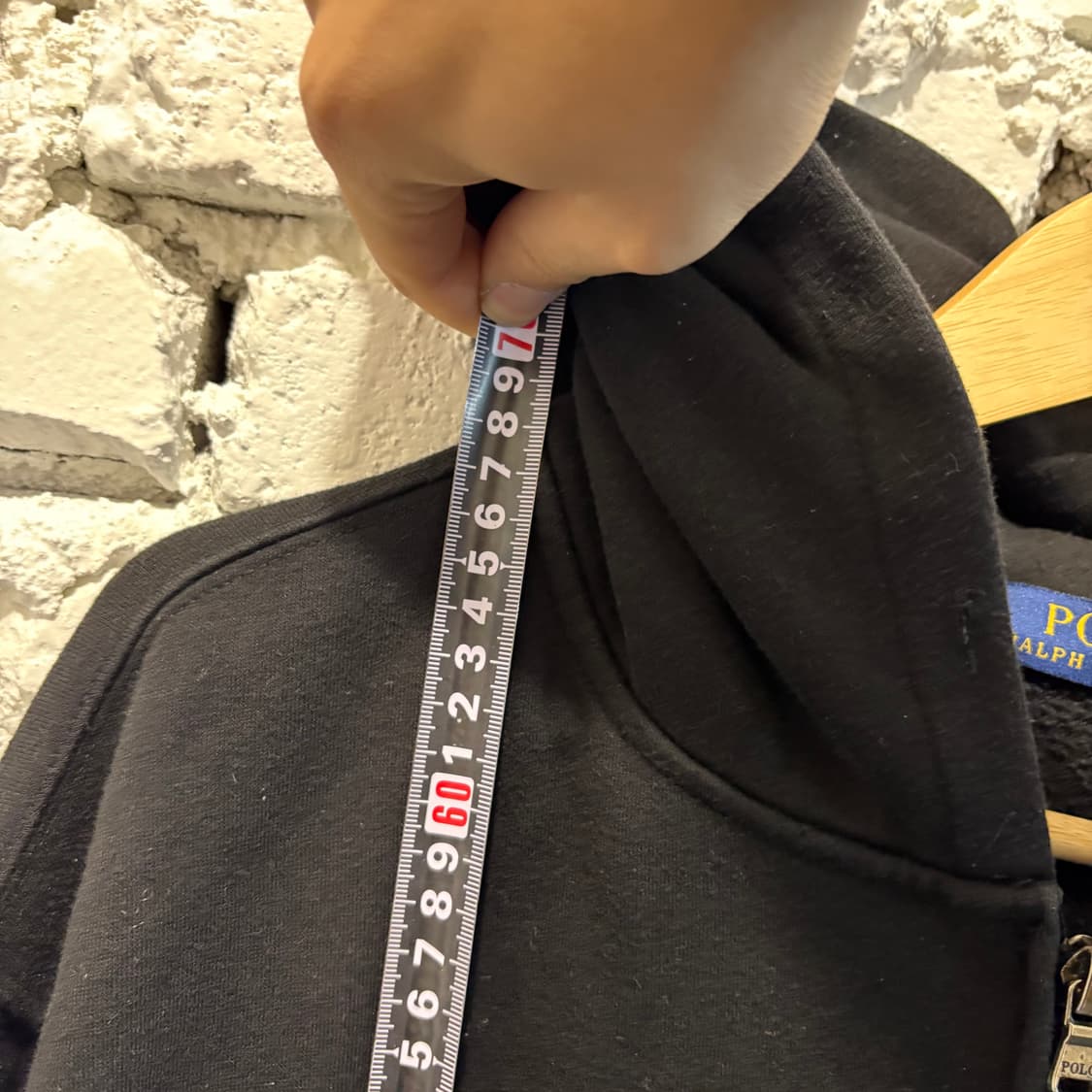 폴로 래드포니 빈티지 블랙후드집업 상품이미지6