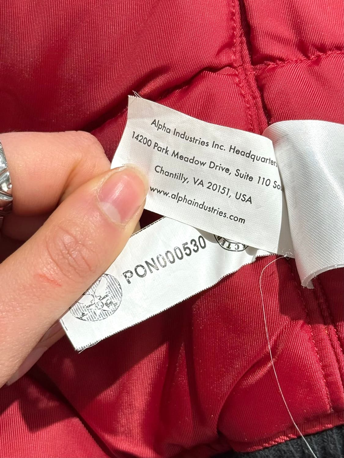 알파인더스트리 블랙 MA-1 디-텍 나일론 봄버 자켓 상품이미지10