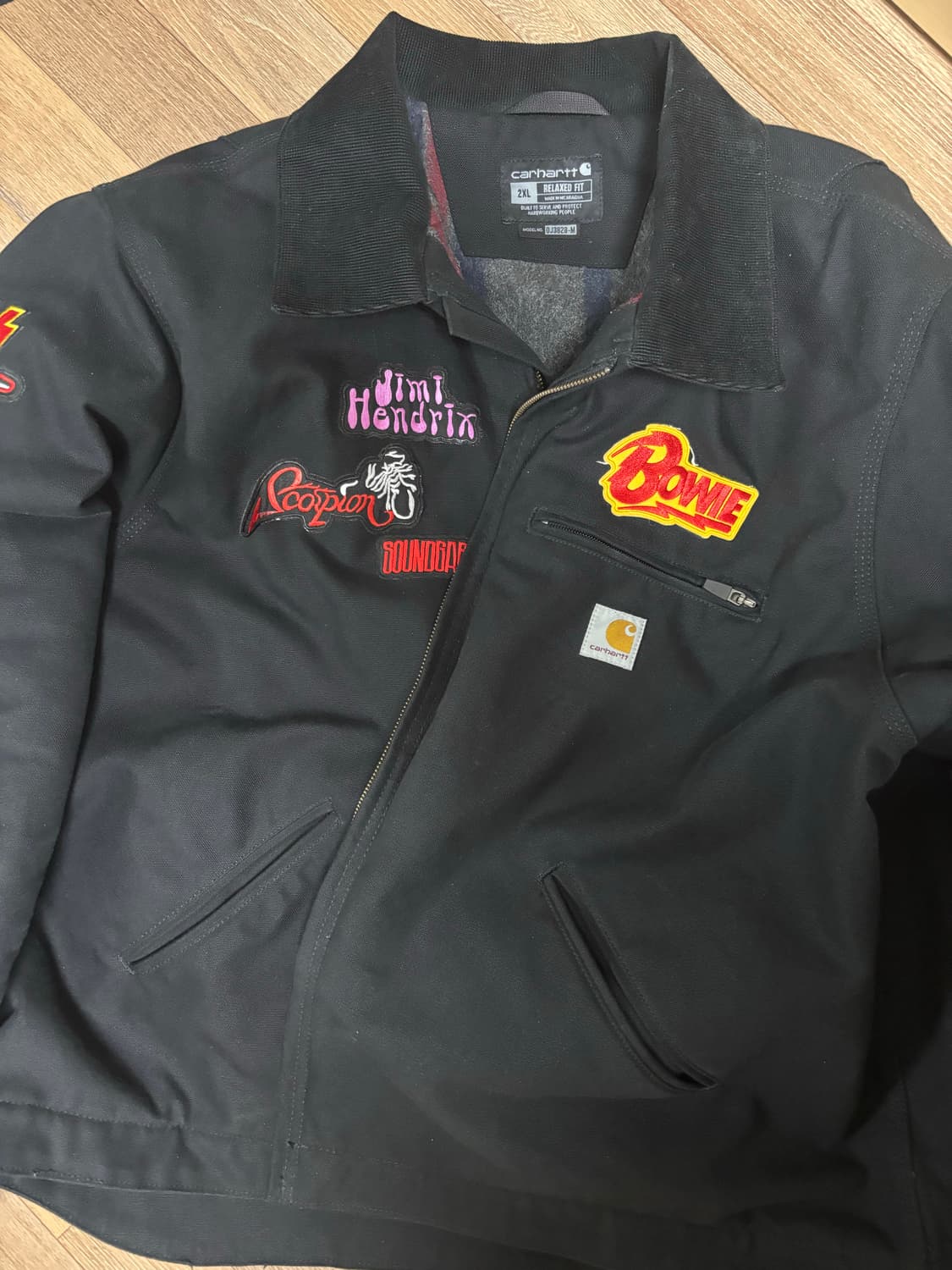 칼하트 디트로이트 자켓 패치 커스텀 xxl 상품이미지1