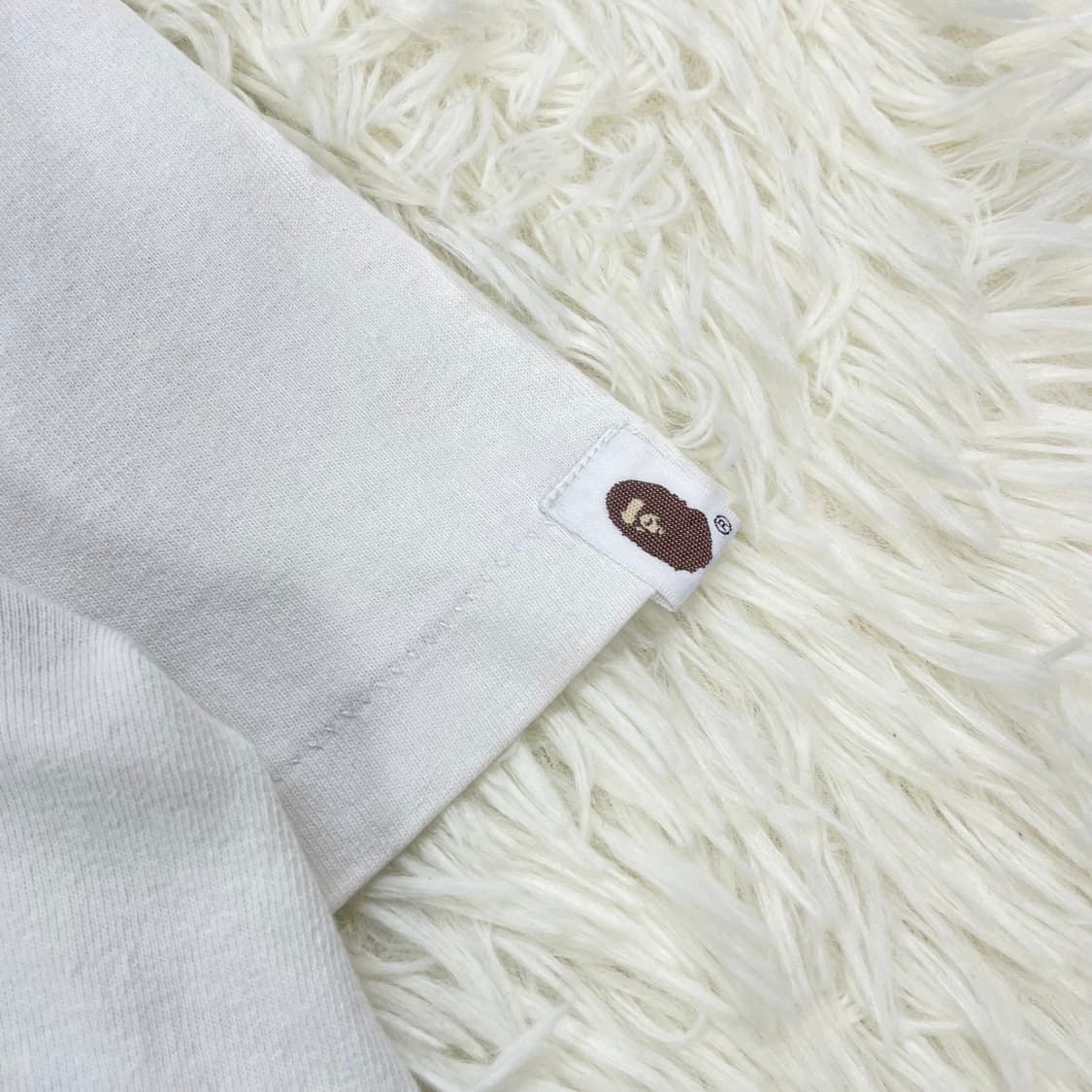 베이프 시티 카모 비지 워크 반팔티 화이트 상품이미지3