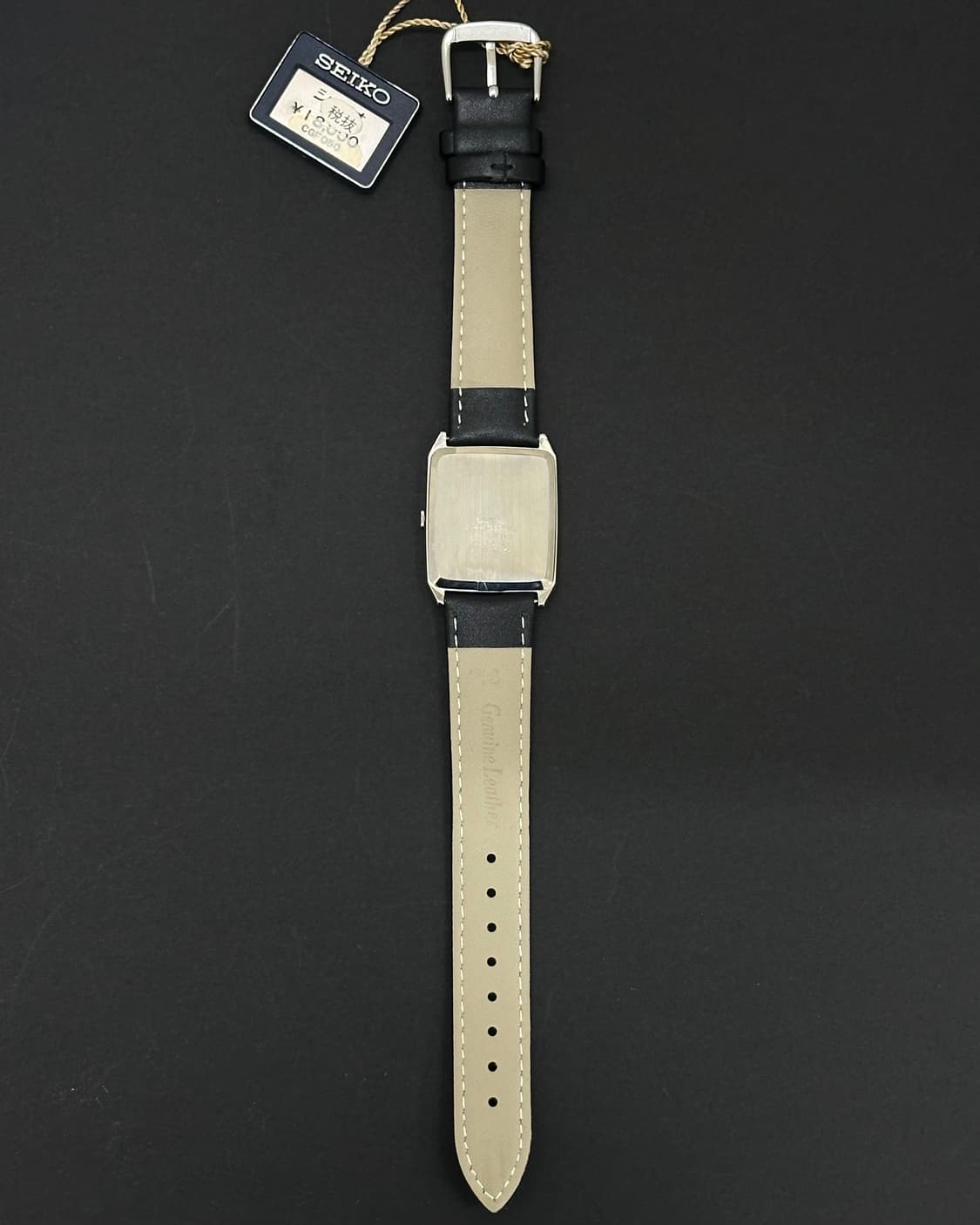 세이코 실버 탱크 쿼츠 시계 상품이미지8