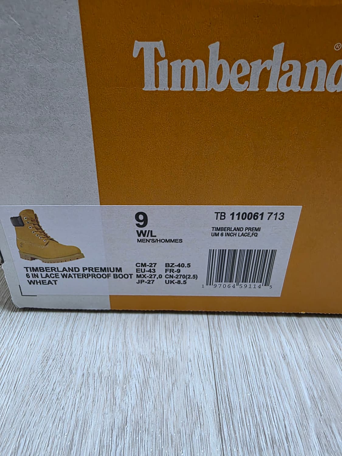 팀버랜드 6인치 프리미엄 방수 부츠 9W 상품이미지9