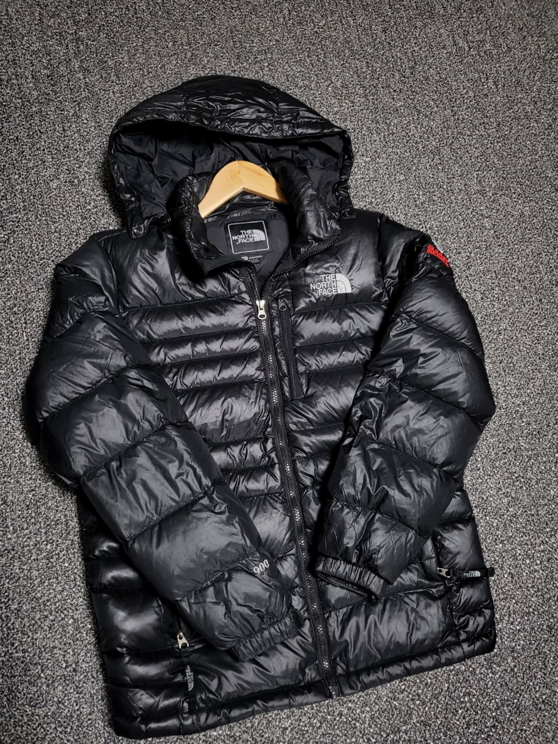 노스페이스 써밋900 경량패딩 해외판 중앙로고 M 상품이미지4