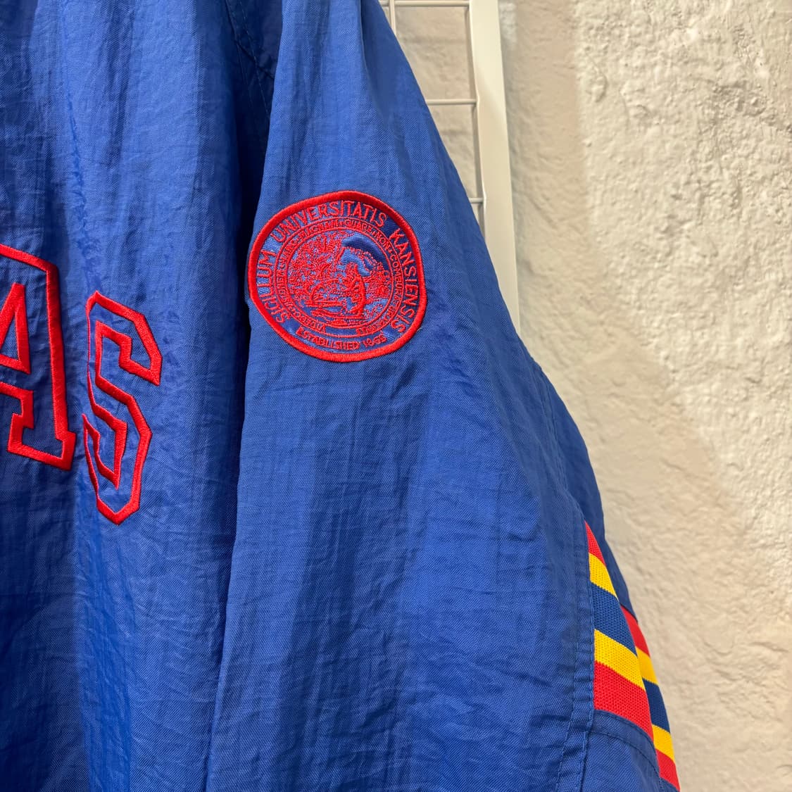 90s 프로 플레이어 올드스쿨 캔자스 제이호크스 웜업 M 상품이미지6