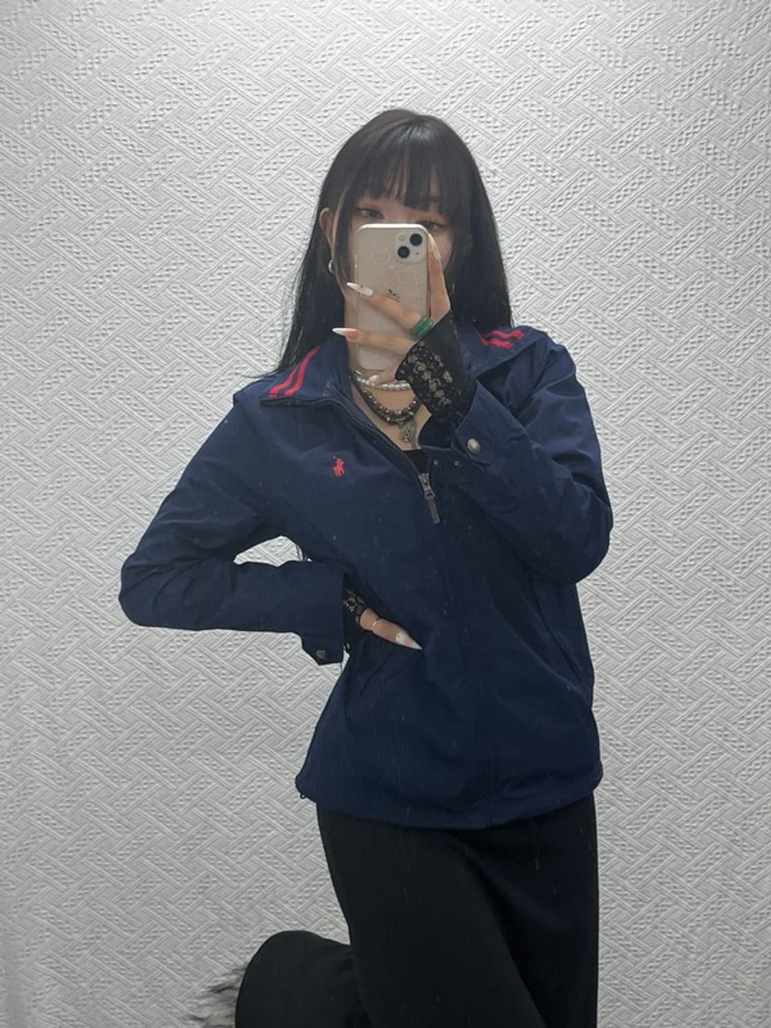 폴로 랄프로렌 레트로 자수로고 블루종 페리 자켓 S C09379 상품이미지2