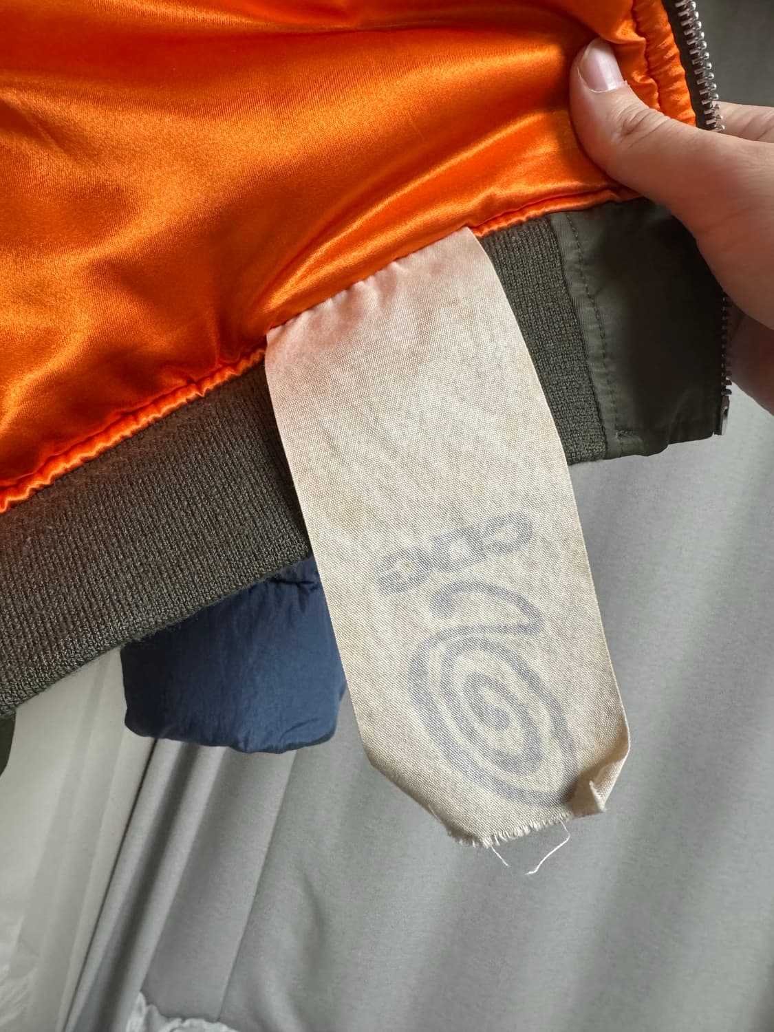 [L] 스투시 꼼데 CDG MA-1 마원 자켓 상품이미지7