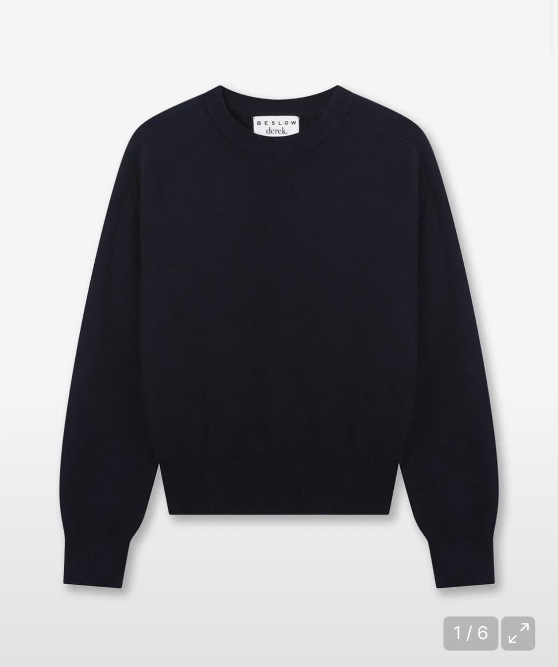 비슬로우x데릭 니트 네이비  상품이미지1