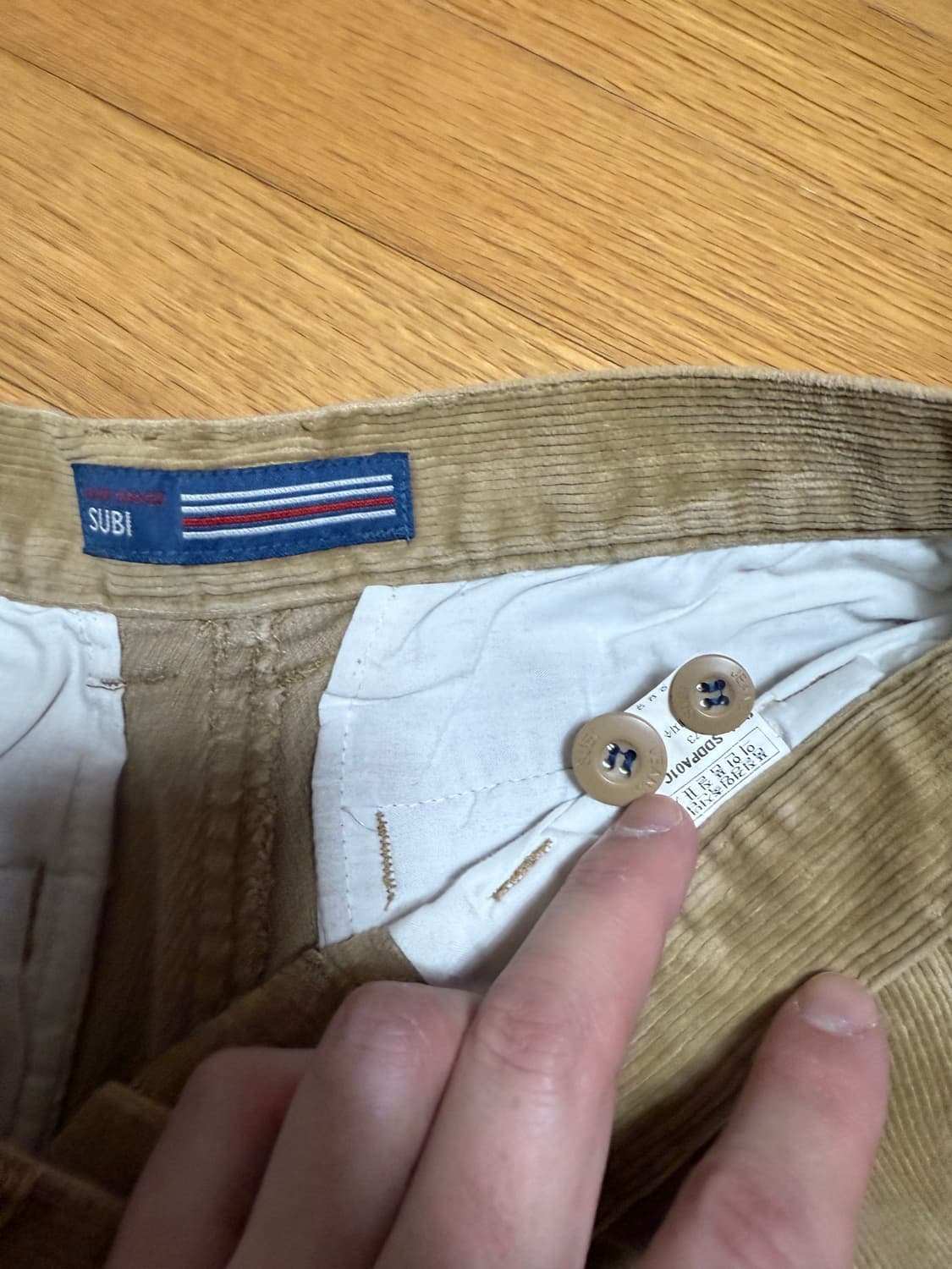 Subi 빈티지 코듀로이 2종 바지 상품이미지4