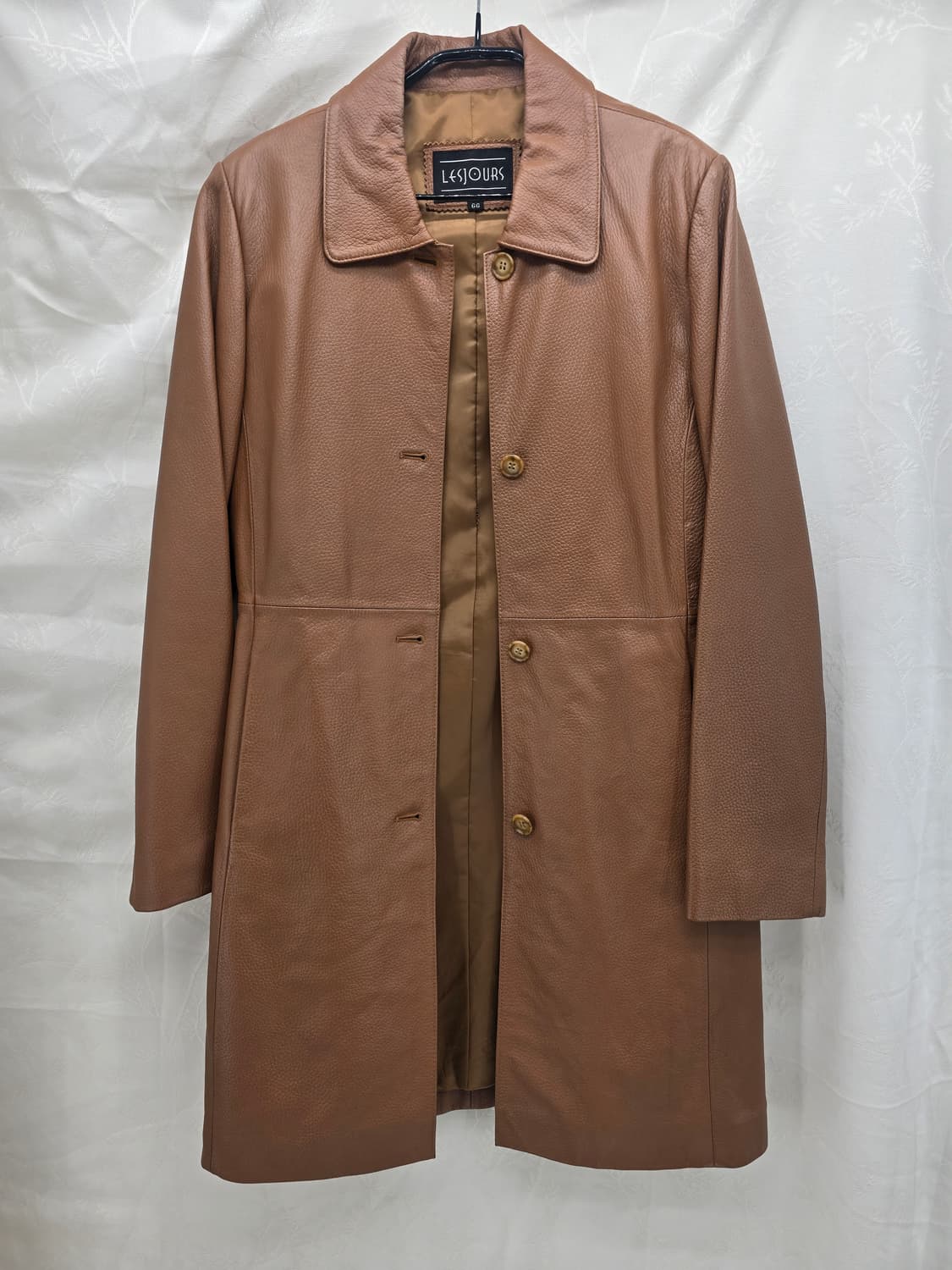 레쥬르 브라운 양가죽 레더 코트 66 (55) 상품이미지1