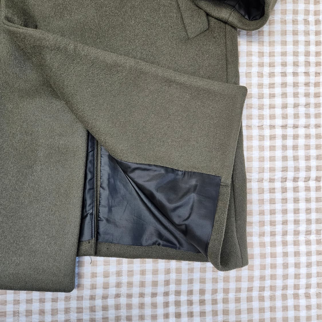 마인드브리지 울 캐시미어 롱코트 남자100 상품이미지5