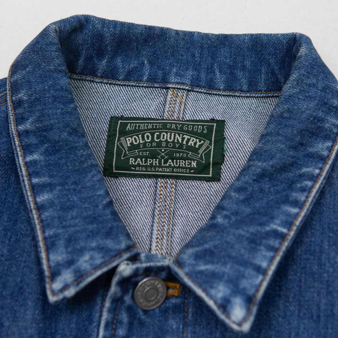 80s 폴로 컨트리 덩가리 데님 자켓 상품이미지2