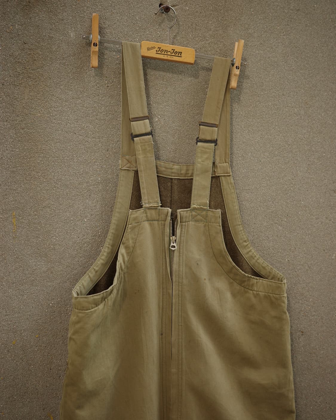 40‘s U.S. Army ww2 탱커 울 라이닝 윈터 오버롤 상품이미지2