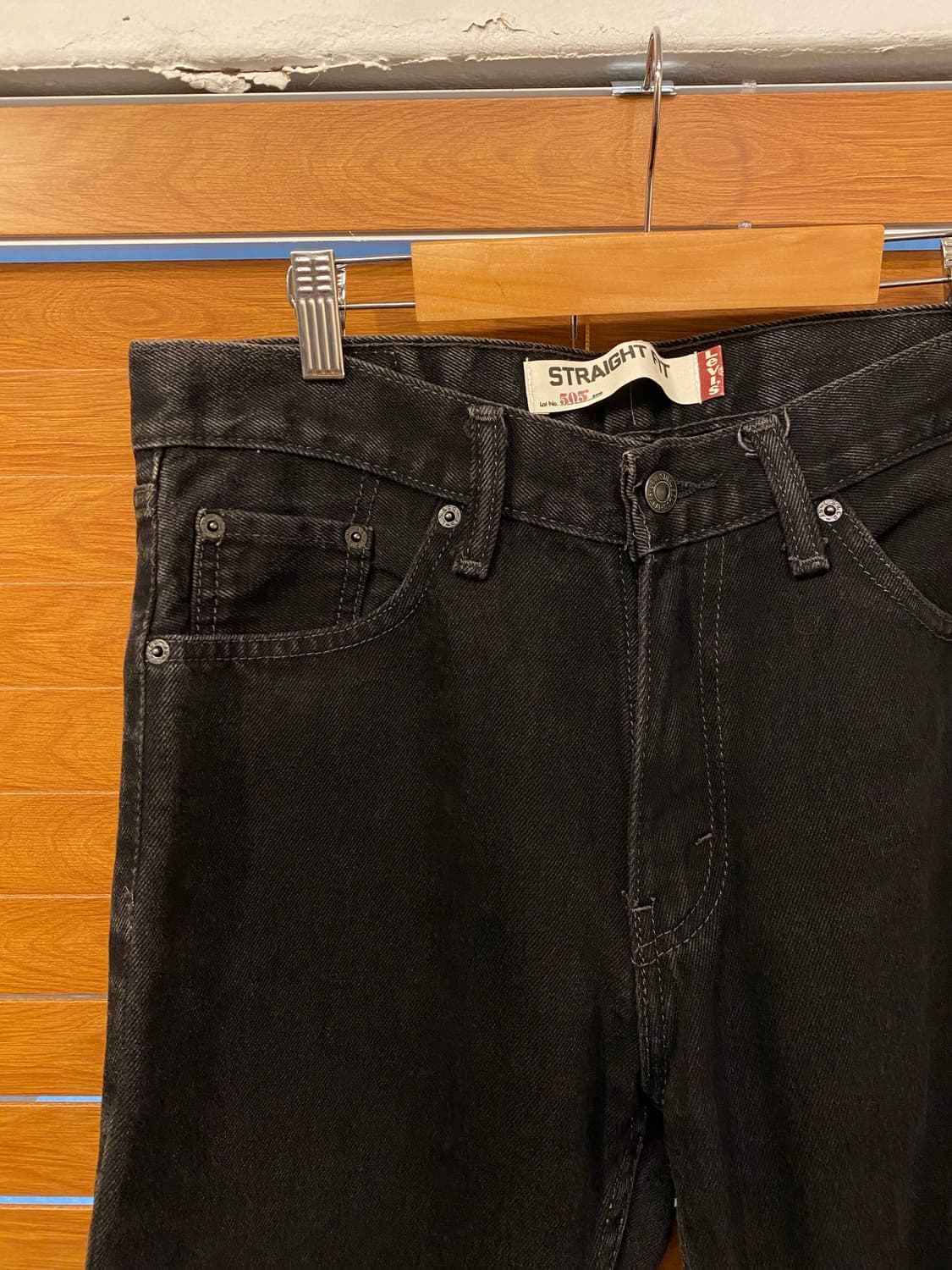 빈티지 리바이스 505 흑청 31inch 상품이미지6