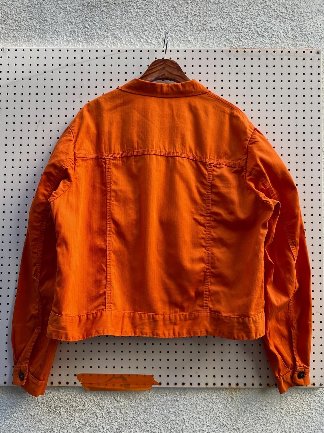 (DEADSTOCK) FRENCH ORANGE 헤링본트윌 프렌치워크자켓 상품이미지2