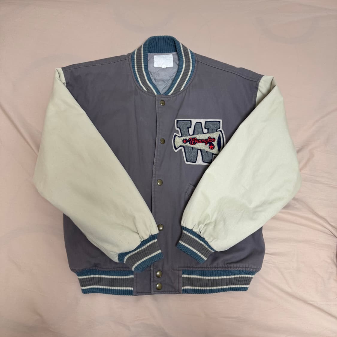 90s 랭글러 바시티 자켓 M 상품이미지1